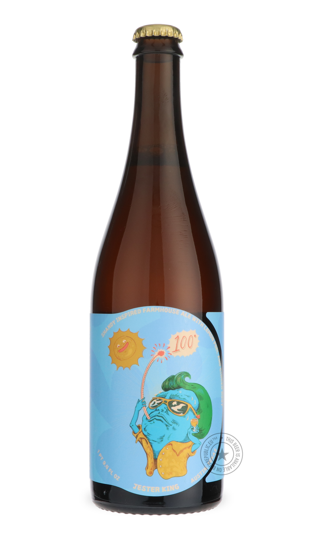 -Jester King- 100°-Sour / Wild & Fruity- Only @ Beer Republic - The best online beer store for American & Canadian craft beer - Buy beer online from the USA and Canada - Bier online kopen - Amerikaans bier kopen - Craft beer store - Craft beer kopen - Amerikanisch bier kaufen - Bier online kaufen - Acheter biere online - IPA - Stout - Porter - New England IPA - Hazy IPA - Imperial Stout - Barrel Aged - Barrel Aged Imperial Stout - Brown - Dark beer - Blond - Blonde - Pilsner - Lager - Wheat - Weizen - Amber