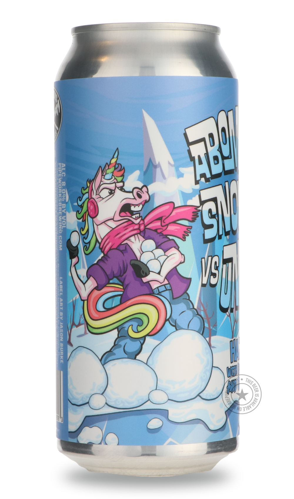 -Pipeworks- Abominable Snowman Vs Unicorn-IPA- Only @ Beer Republic - The best online beer store for American & Canadian craft beer - Buy beer online from the USA and Canada - Bier online kopen - Amerikaans bier kopen - Craft beer store - Craft beer kopen - Amerikanisch bier kaufen - Bier online kaufen - Acheter biere online - IPA - Stout - Porter - New England IPA - Hazy IPA - Imperial Stout - Barrel Aged - Barrel Aged Imperial Stout - Brown - Dark beer - Blond - Blonde - Pilsner - Lager - Wheat - Weizen -