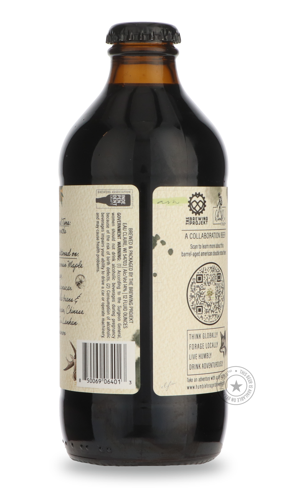 -Humble Forager- Ash / The Brewing Projekt-Stout & Porter- Only @ Beer Republic - The best online beer store for American & Canadian craft beer - Buy beer online from the USA and Canada - Bier online kopen - Amerikaans bier kopen - Craft beer store - Craft beer kopen - Amerikanisch bier kaufen - Bier online kaufen - Acheter biere online - IPA - Stout - Porter - New England IPA - Hazy IPA - Imperial Stout - Barrel Aged - Barrel Aged Imperial Stout - Brown - Dark beer - Blond - Blonde - Pilsner - Lager - Whea