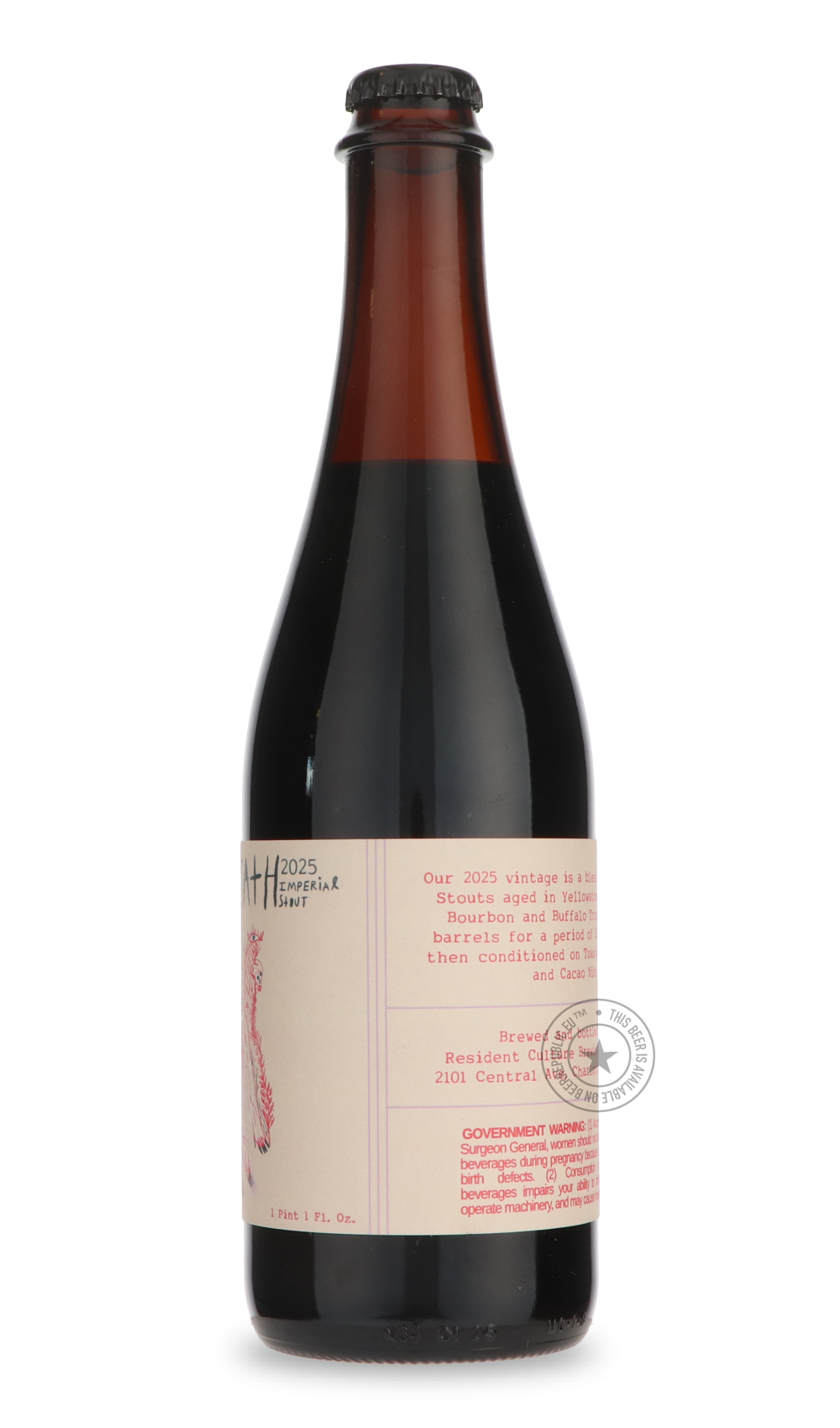Resident Culture- BBA Ego Death With Vanilla-Stout & Porter- Only @ Beer Republic - The best online beer store for American & Canadian craft beer - Buy beer online from the USA and Canada - Bier online kopen - Amerikaans bier kopen - Craft beer store - Craft beer kopen - Amerikanisch bier kaufen - Bier online kaufen - Acheter biere online - IPA - Stout - Porter - New England IPA - Hazy IPA - Imperial Stout - Barrel Aged - Barrel Aged Imperial Stout - Brown - Dark beer - Blond - Blonde - Pilsner - Lager - Wh