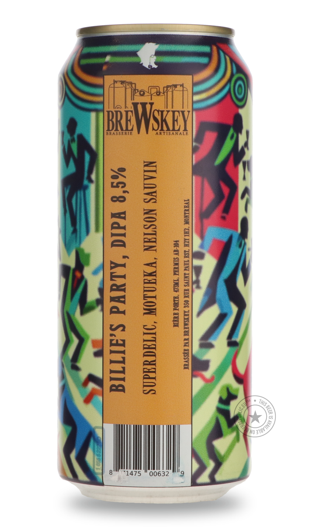 -Brewskey- BILLIE'S PARTY-IPA- Only @ Beer Republic - The best online beer store for American & Canadian craft beer - Buy beer online from the USA and Canada - Bier online kopen - Amerikaans bier kopen - Craft beer store - Craft beer kopen - Amerikanisch bier kaufen - Bier online kaufen - Acheter biere online - IPA - Stout - Porter - New England IPA - Hazy IPA - Imperial Stout - Barrel Aged - Barrel Aged Imperial Stout - Brown - Dark beer - Blond - Blonde - Pilsner - Lager - Wheat - Weizen - Amber - Barley