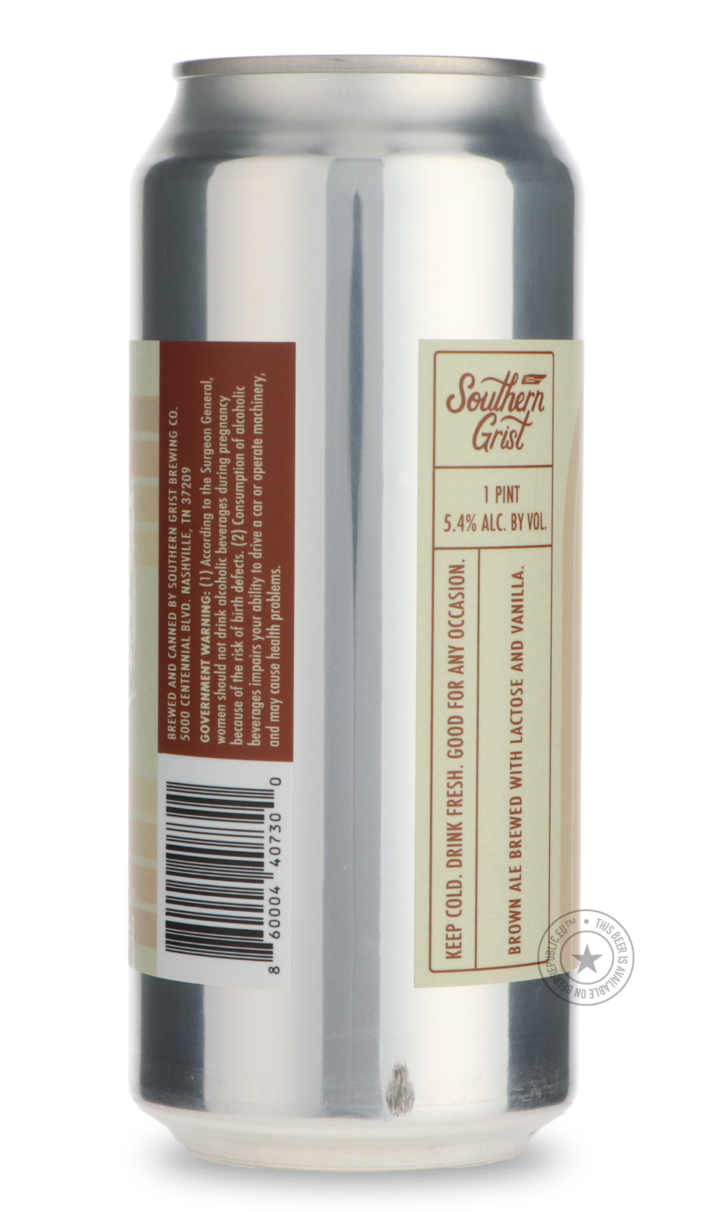 -Southern Grist- Bean There, Brown That-Brown & Dark- Only @ Beer Republic - The best online beer store for American & Canadian craft beer - Buy beer online from the USA and Canada - Bier online kopen - Amerikaans bier kopen - Craft beer store - Craft beer kopen - Amerikanisch bier kaufen - Bier online kaufen - Acheter biere online - IPA - Stout - Porter - New England IPA - Hazy IPA - Imperial Stout - Barrel Aged - Barrel Aged Imperial Stout - Brown - Dark beer - Blond - Blonde - Pilsner - Lager - Wheat - W
