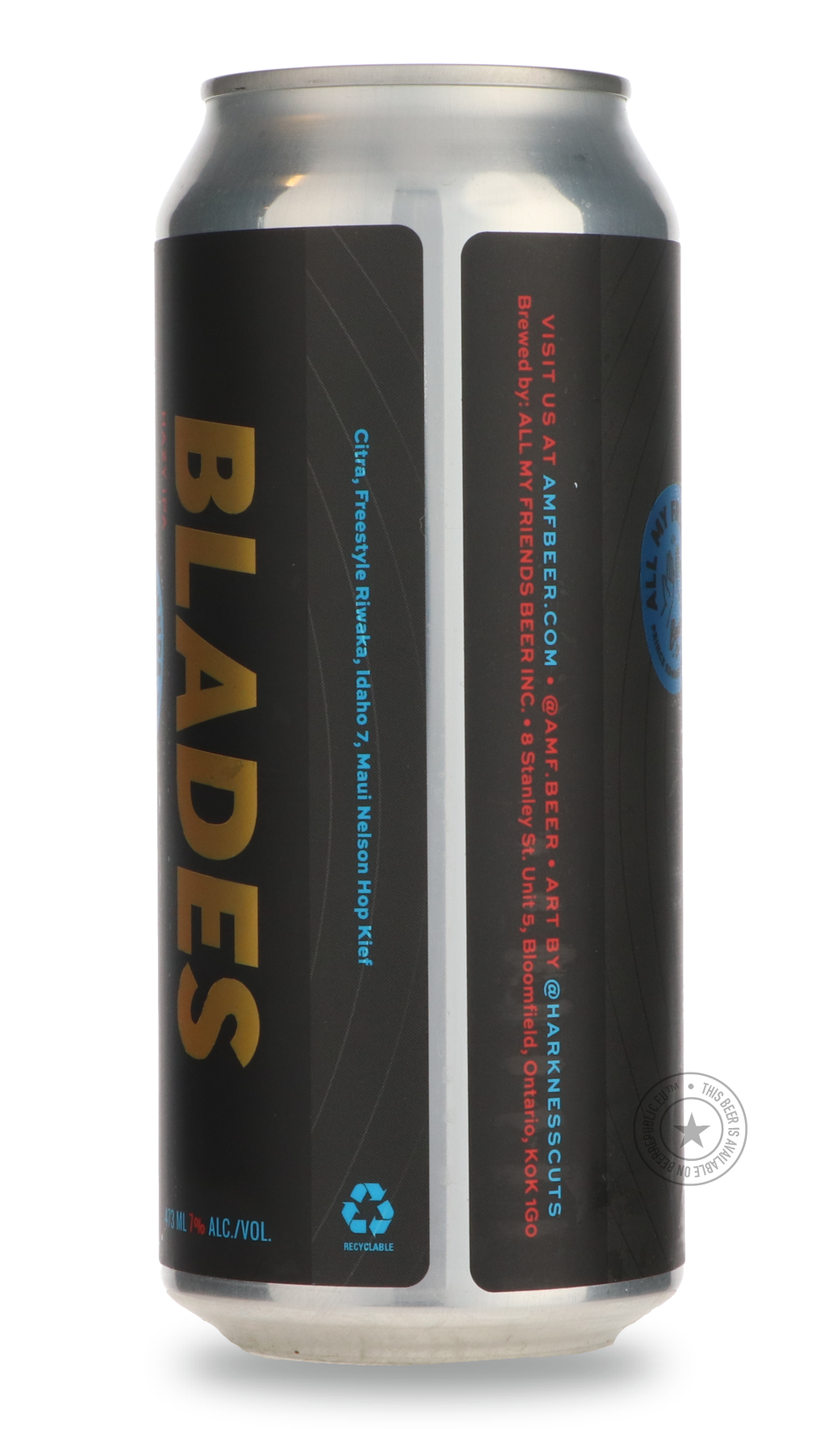All My Friends- Blades-IPA- Only @ Beer Republic - The best online beer store for American & Canadian craft beer - Buy beer online from the USA and Canada - Bier online kopen - Amerikaans bier kopen - Craft beer store - Craft beer kopen - Amerikanisch bier kaufen - Bier online kaufen - Acheter biere online - IPA - Stout - Porter - New England IPA - Hazy IPA - Imperial Stout - Barrel Aged - Barrel Aged Imperial Stout - Brown - Dark beer - Blond - Blonde - Pilsner - Lager - Wheat - Weizen - Amber - Barley Win