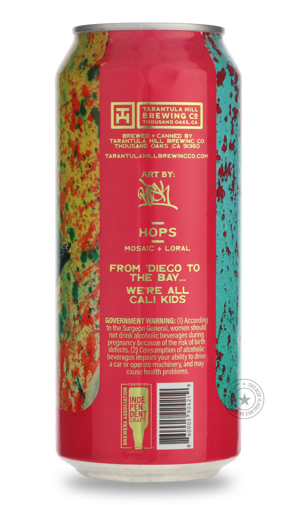 -Tarantula Hill- Cali Day-IPA- Only @ Beer Republic - The best online beer store for American & Canadian craft beer - Buy beer online from the USA and Canada - Bier online kopen - Amerikaans bier kopen - Craft beer store - Craft beer kopen - Amerikanisch bier kaufen - Bier online kaufen - Acheter biere online - IPA - Stout - Porter - New England IPA - Hazy IPA - Imperial Stout - Barrel Aged - Barrel Aged Imperial Stout - Brown - Dark beer - Blond - Blonde - Pilsner - Lager - Wheat - Weizen - Amber - Barley