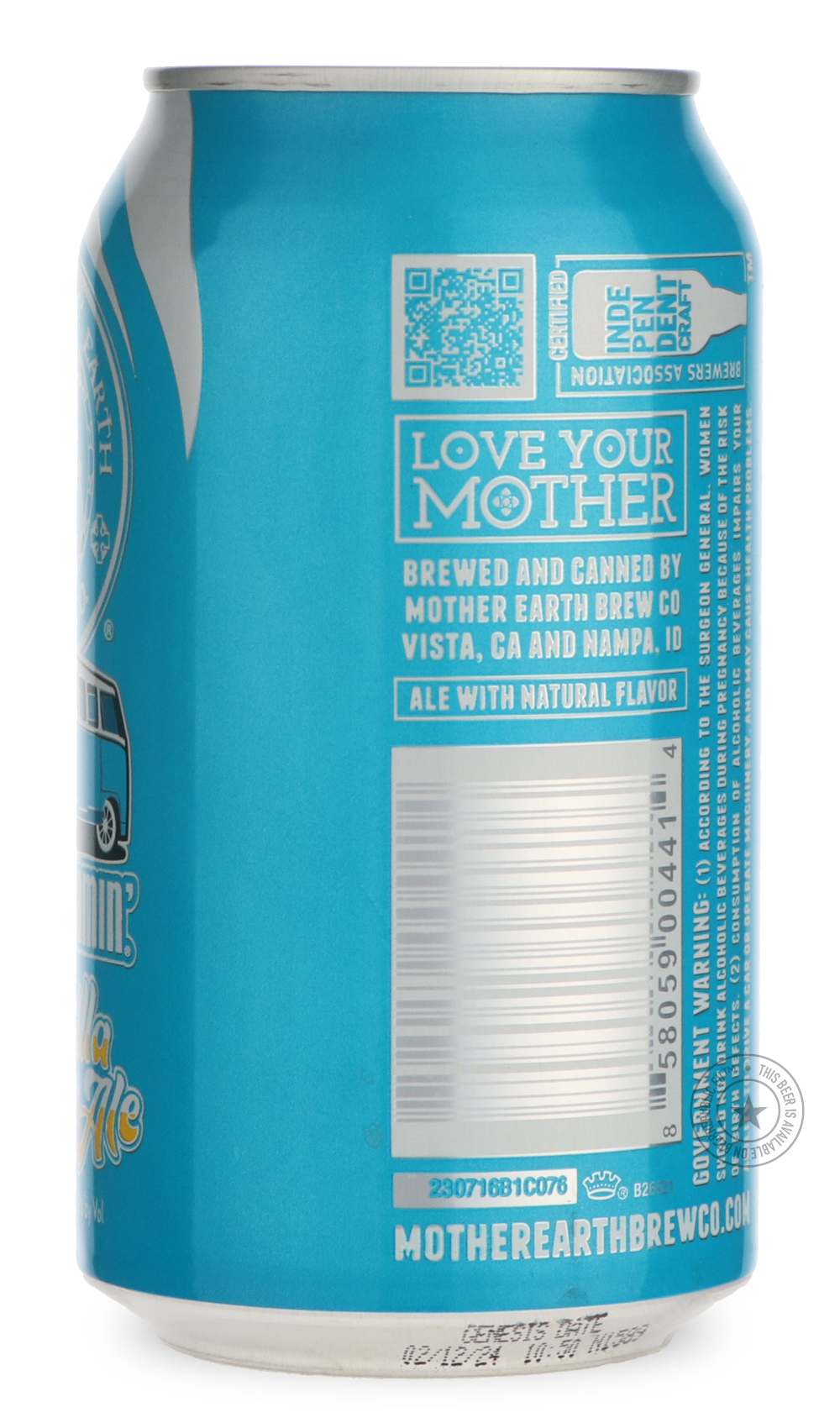 Mother Earth- Cali Creamin' Vanilla Cream-Pale- Only @ Beer Republic - The best online beer store for American & Canadian craft beer - Buy beer online from the USA and Canada - Bier online kopen - Amerikaans bier kopen - Craft beer store - Craft beer kopen - Amerikanisch bier kaufen - Bier online kaufen - Acheter biere online - IPA - Stout - Porter - New England IPA - Hazy IPA - Imperial Stout - Barrel Aged - Barrel Aged Imperial Stout - Brown - Dark beer - Blond - Blonde - Pilsner - Lager - Wheat - Weizen