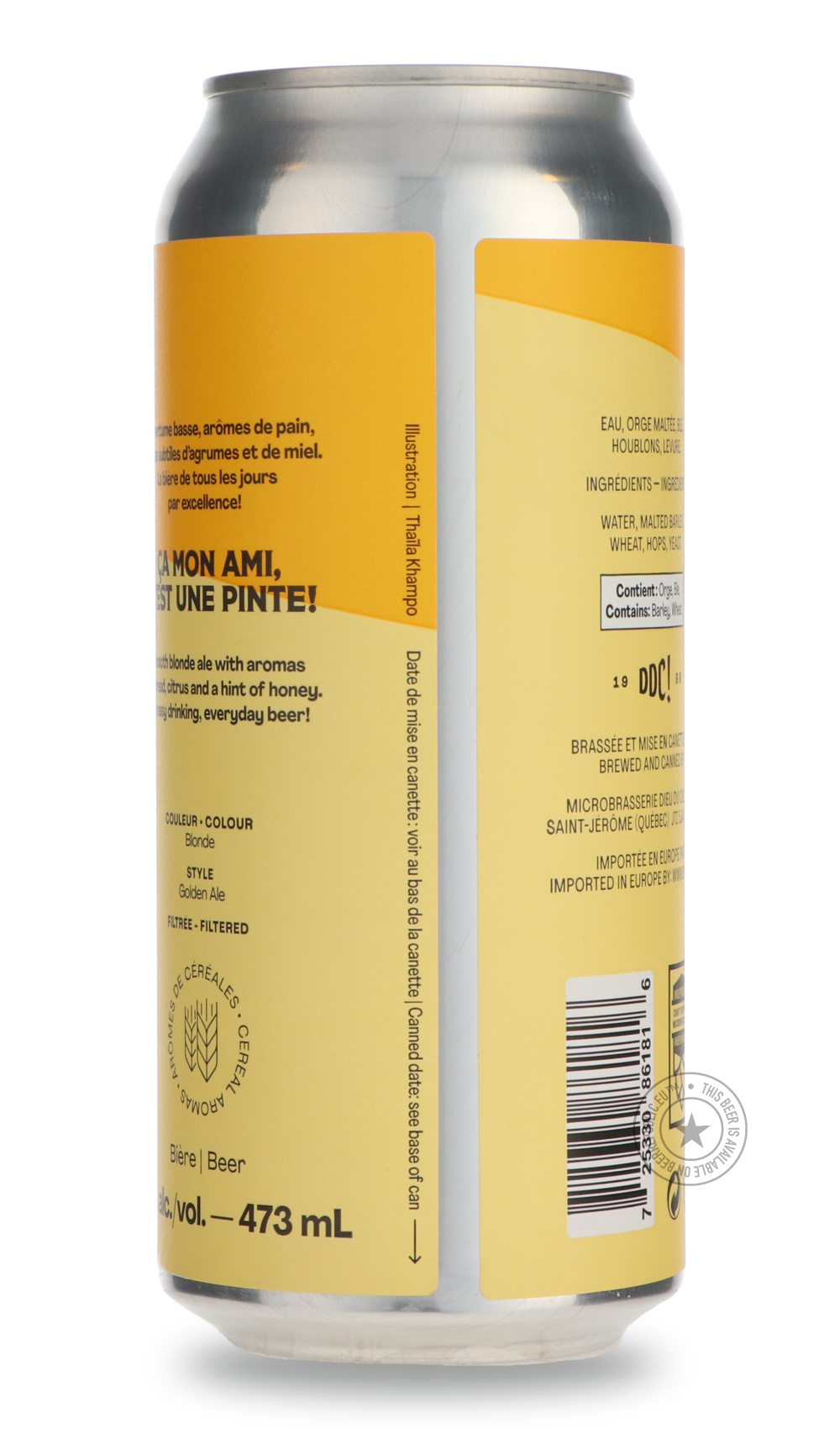 Dieu du Ciel- Ça Mon Ami, C’est Une Pinte!-Pale- Only @ Beer Republic - The best online beer store for American & Canadian craft beer - Buy beer online from the USA and Canada - Bier online kopen - Amerikaans bier kopen - Craft beer store - Craft beer kopen - Amerikanisch bier kaufen - Bier online kaufen - Acheter biere online - IPA - Stout - Porter - New England IPA - Hazy IPA - Imperial Stout - Barrel Aged - Barrel Aged Imperial Stout - Brown - Dark beer - Blond - Blonde - Pilsner - Lager - Wheat - Weizen