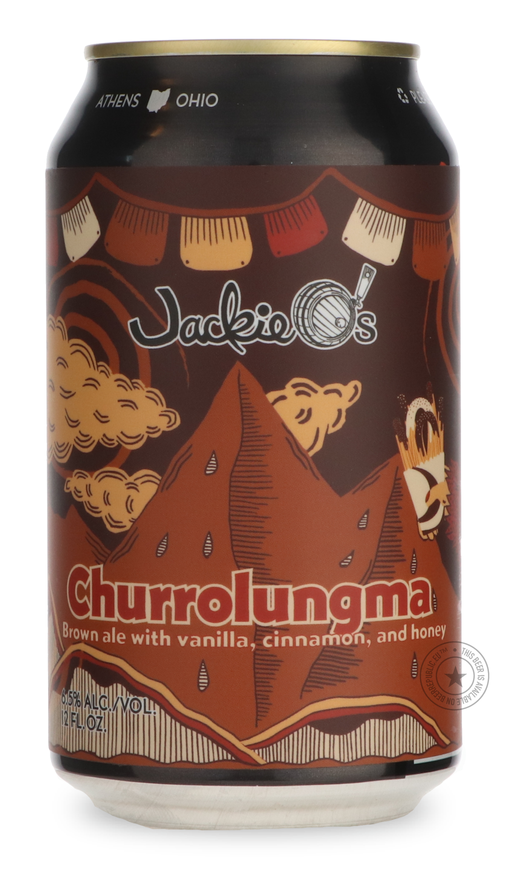 Jackie O's- Churrolungma-Brown & Dark- Only @ Beer Republic - The best online beer store for American & Canadian craft beer - Buy beer online from the USA and Canada - Bier online kopen - Amerikaans bier kopen - Craft beer store - Craft beer kopen - Amerikanisch bier kaufen - Bier online kaufen - Acheter biere online - IPA - Stout - Porter - New England IPA - Hazy IPA - Imperial Stout - Barrel Aged - Barrel Aged Imperial Stout - Brown - Dark beer - Blond - Blonde - Pilsner - Lager - Wheat - Weizen - Amber -