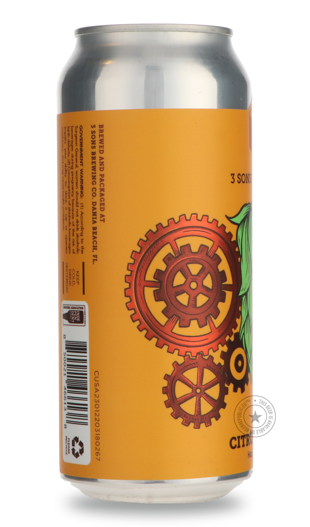 -3 Sons- Citrus Machine-IPA- Only @ Beer Republic - The best online beer store for American & Canadian craft beer - Buy beer online from the USA and Canada - Bier online kopen - Amerikaans bier kopen - Craft beer store - Craft beer kopen - Amerikanisch bier kaufen - Bier online kaufen - Acheter biere online - IPA - Stout - Porter - New England IPA - Hazy IPA - Imperial Stout - Barrel Aged - Barrel Aged Imperial Stout - Brown - Dark beer - Blond - Blonde - Pilsner - Lager - Wheat - Weizen - Amber - Barley Wi