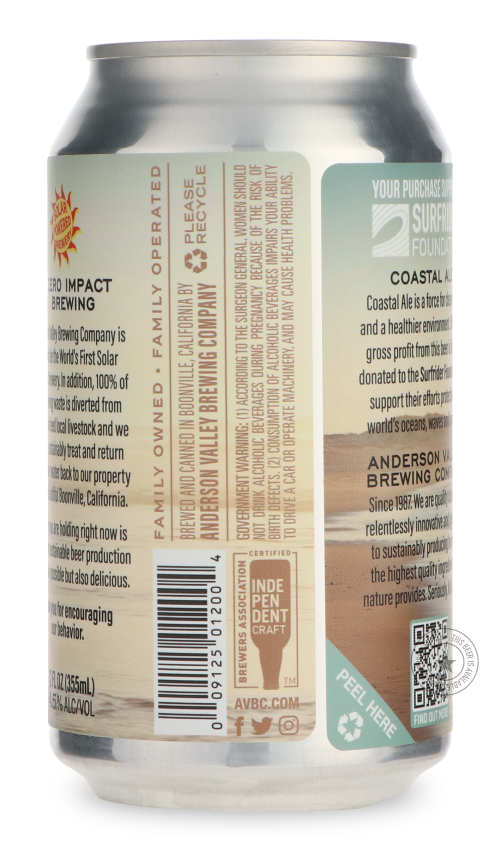 Anderson Valley- Coastal Ale-Pale- Only @ Beer Republic - The best online beer store for American & Canadian craft beer - Buy beer online from the USA and Canada - Bier online kopen - Amerikaans bier kopen - Craft beer store - Craft beer kopen - Amerikanisch bier kaufen - Bier online kaufen - Acheter biere online - IPA - Stout - Porter - New England IPA - Hazy IPA - Imperial Stout - Barrel Aged - Barrel Aged Imperial Stout - Brown - Dark beer - Blond - Blonde - Pilsner - Lager - Wheat - Weizen - Amber - Bar