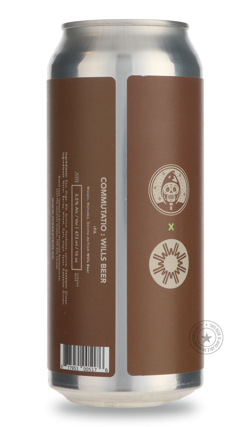 Messorem- Commutatio: Wills / Wills-IPA- Only @ Beer Republic - The best online beer store for American & Canadian craft beer - Buy beer online from the USA and Canada - Bier online kopen - Amerikaans bier kopen - Craft beer store - Craft beer kopen - Amerikanisch bier kaufen - Bier online kaufen - Acheter biere online - IPA - Stout - Porter - New England IPA - Hazy IPA - Imperial Stout - Barrel Aged - Barrel Aged Imperial Stout - Brown - Dark beer - Blond - Blonde - Pilsner - Lager - Wheat - Weizen - Amber