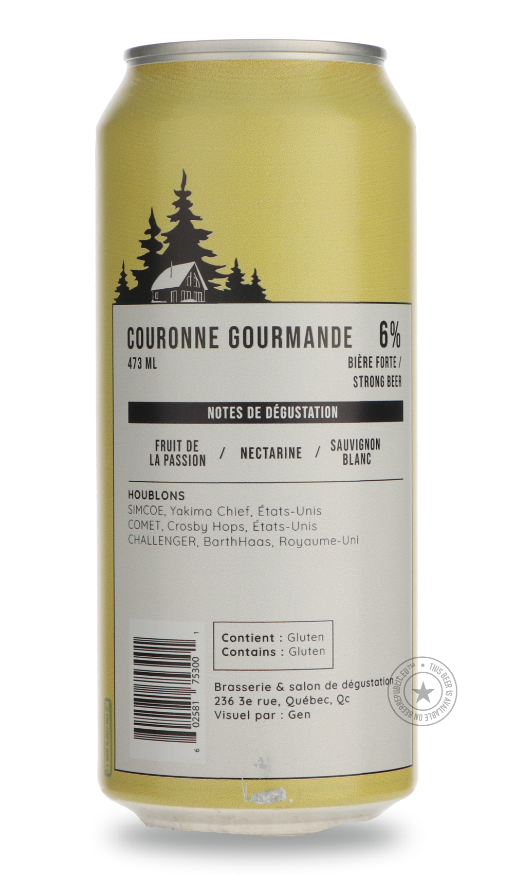 Nano Cinco- Couronne Gourmande-IPA- Only @ Beer Republic - The best online beer store for American & Canadian craft beer - Buy beer online from the USA and Canada - Bier online kopen - Amerikaans bier kopen - Craft beer store - Craft beer kopen - Amerikanisch bier kaufen - Bier online kaufen - Acheter biere online - IPA - Stout - Porter - New England IPA - Hazy IPA - Imperial Stout - Barrel Aged - Barrel Aged Imperial Stout - Brown - Dark beer - Blond - Blonde - Pilsner - Lager - Wheat - Weizen - Amber - Ba
