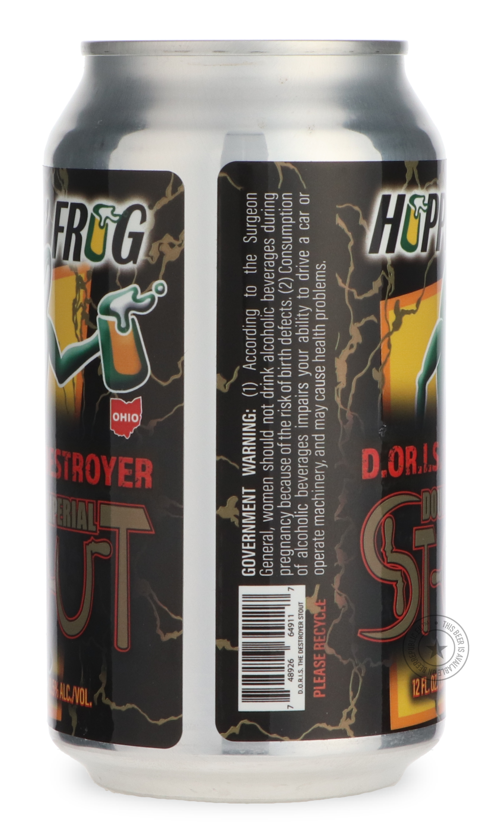 Hoppin' Frog- D.O.R.I.S. The Destroyer-Stout & Porter- Only @ Beer Republic - The best online beer store for American & Canadian craft beer - Buy beer online from the USA and Canada - Bier online kopen - Amerikaans bier kopen - Craft beer store - Craft beer kopen - Amerikanisch bier kaufen - Bier online kaufen - Acheter biere online - IPA - Stout - Porter - New England IPA - Hazy IPA - Imperial Stout - Barrel Aged - Barrel Aged Imperial Stout - Brown - Dark beer - Blond - Blonde - Pilsner - Lager - Wheat -