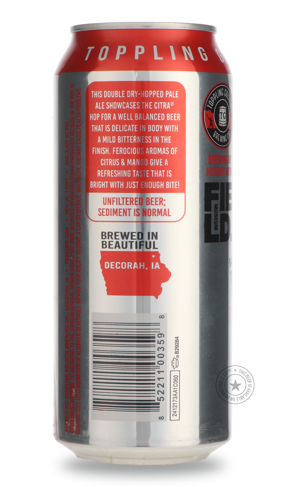 -Toppling Goliath- DDH Pseudo Sue-Pale- Only @ Beer Republic - The best online beer store for American & Canadian craft beer - Buy beer online from the USA and Canada - Bier online kopen - Amerikaans bier kopen - Craft beer store - Craft beer kopen - Amerikanisch bier kaufen - Bier online kaufen - Acheter biere online - IPA - Stout - Porter - New England IPA - Hazy IPA - Imperial Stout - Barrel Aged - Barrel Aged Imperial Stout - Brown - Dark beer - Blond - Blonde - Pilsner - Lager - Wheat - Weizen - Amber