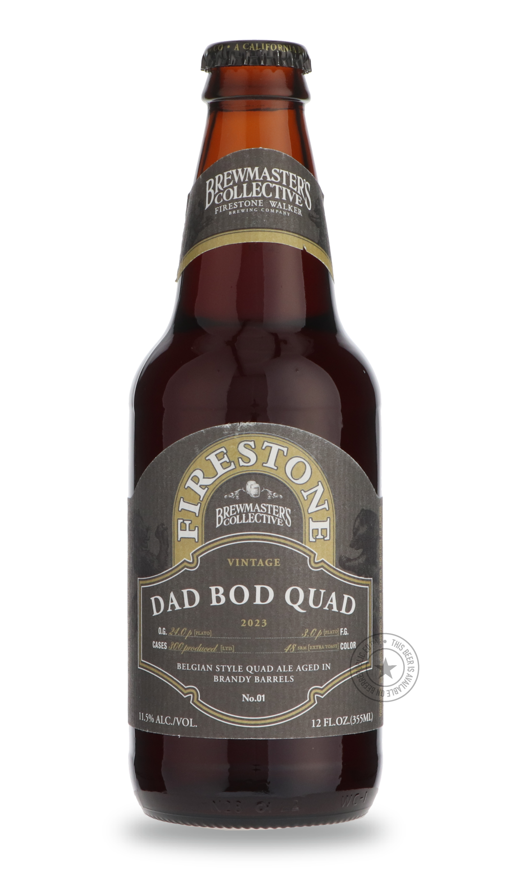 -Firestone Walker- Dad Bod Quad-Brown & Dark- Only @ Beer Republic - The best online beer store for American & Canadian craft beer - Buy beer online from the USA and Canada - Bier online kopen - Amerikaans bier kopen - Craft beer store - Craft beer kopen - Amerikanisch bier kaufen - Bier online kaufen - Acheter biere online - IPA - Stout - Porter - New England IPA - Hazy IPA - Imperial Stout - Barrel Aged - Barrel Aged Imperial Stout - Brown - Dark beer - Blond - Blonde - Pilsner - Lager - Wheat - Weizen - 