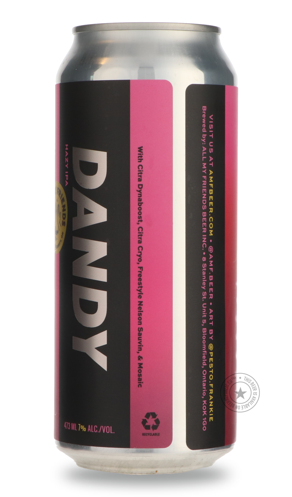-All My Friends- Dandy-IPA- Only @ Beer Republic - The best online beer store for American & Canadian craft beer - Buy beer online from the USA and Canada - Bier online kopen - Amerikaans bier kopen - Craft beer store - Craft beer kopen - Amerikanisch bier kaufen - Bier online kaufen - Acheter biere online - IPA - Stout - Porter - New England IPA - Hazy IPA - Imperial Stout - Barrel Aged - Barrel Aged Imperial Stout - Brown - Dark beer - Blond - Blonde - Pilsner - Lager - Wheat - Weizen - Amber - Barley Win