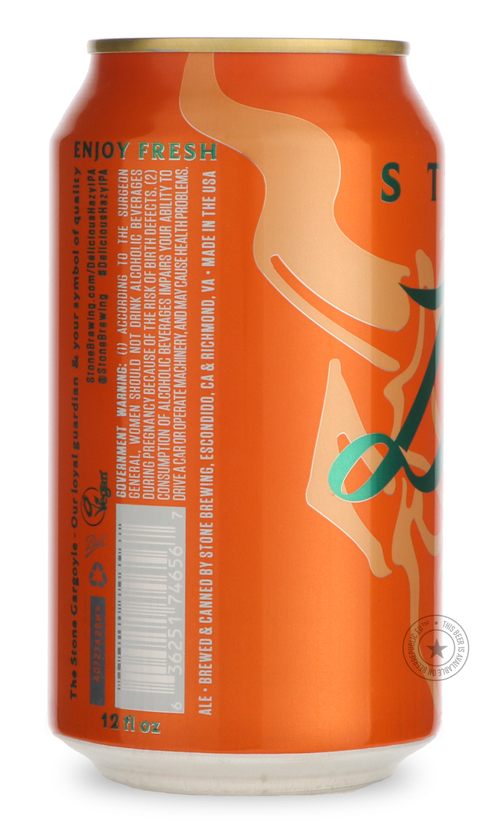-Stone USA- Delicious Hazy IPA-IPA- Only @ Beer Republic - The best online beer store for American & Canadian craft beer - Buy beer online from the USA and Canada - Bier online kopen - Amerikaans bier kopen - Craft beer store - Craft beer kopen - Amerikanisch bier kaufen - Bier online kaufen - Acheter biere online - IPA - Stout - Porter - New England IPA - Hazy IPA - Imperial Stout - Barrel Aged - Barrel Aged Imperial Stout - Brown - Dark beer - Blond - Blonde - Pilsner - Lager - Wheat - Weizen - Amber - Ba