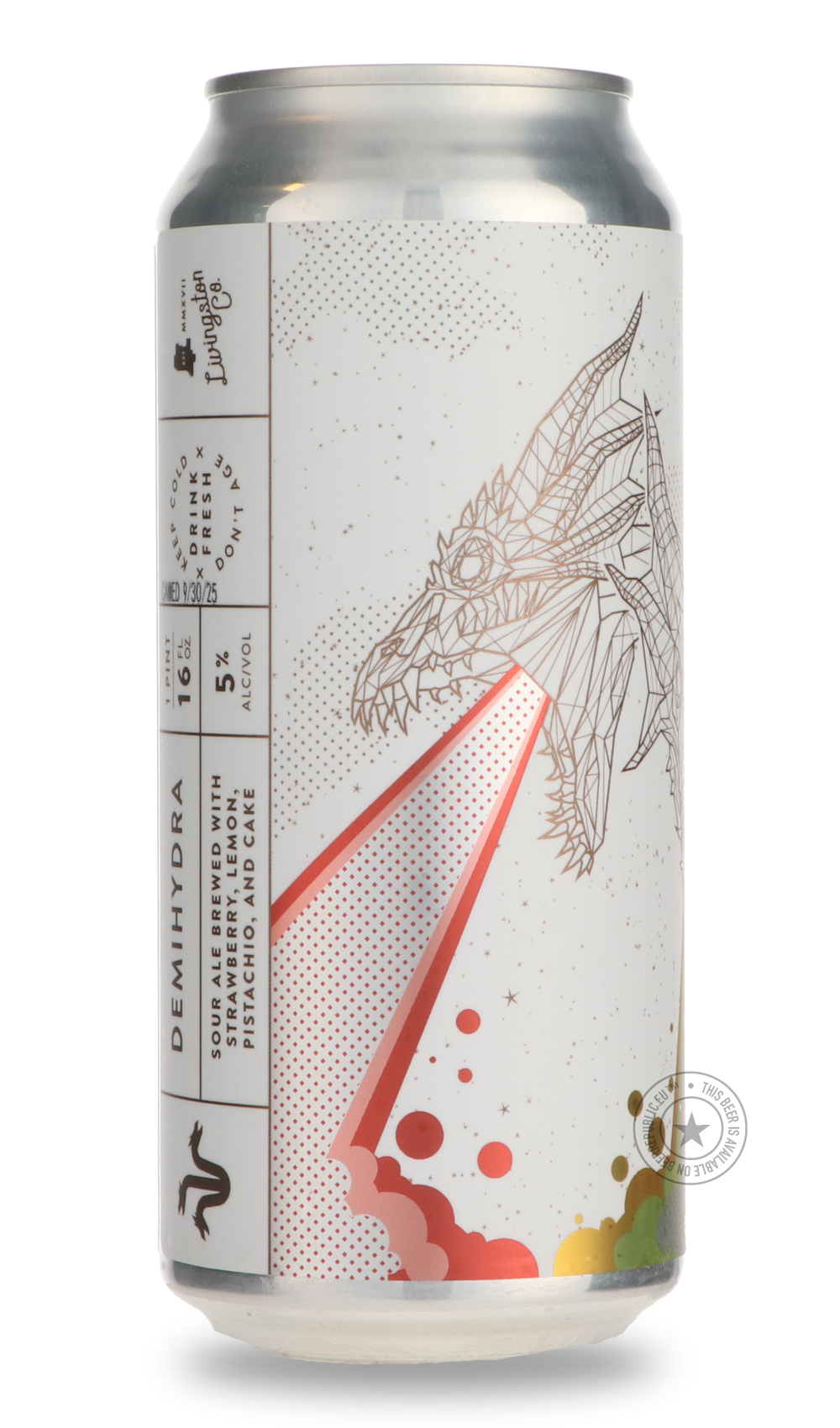 -Mortalis- Demihydra | Strawberry + Lemon + Pistachio-Sour / Wild & Fruity- Only @ Beer Republic - The best online beer store for American & Canadian craft beer - Buy beer online from the USA and Canada - Bier online kopen - Amerikaans bier kopen - Craft beer store - Craft beer kopen - Amerikanisch bier kaufen - Bier online kaufen - Acheter biere online - IPA - Stout - Porter - New England IPA - Hazy IPA - Imperial Stout - Barrel Aged - Barrel Aged Imperial Stout - Brown - Dark beer - Blond - Blonde - Pilsn