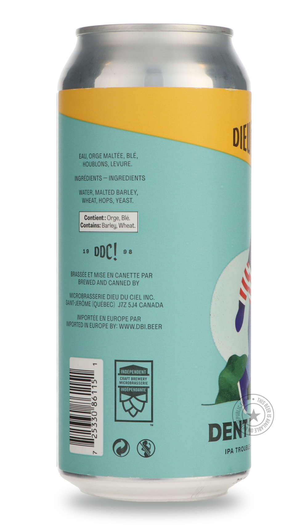 Dieu du Ciel- Dent De Requin-IPA- Only @ Beer Republic - The best online beer store for American & Canadian craft beer - Buy beer online from the USA and Canada - Bier online kopen - Amerikaans bier kopen - Craft beer store - Craft beer kopen - Amerikanisch bier kaufen - Bier online kaufen - Acheter biere online - IPA - Stout - Porter - New England IPA - Hazy IPA - Imperial Stout - Barrel Aged - Barrel Aged Imperial Stout - Brown - Dark beer - Blond - Blonde - Pilsner - Lager - Wheat - Weizen - Amber - Barl