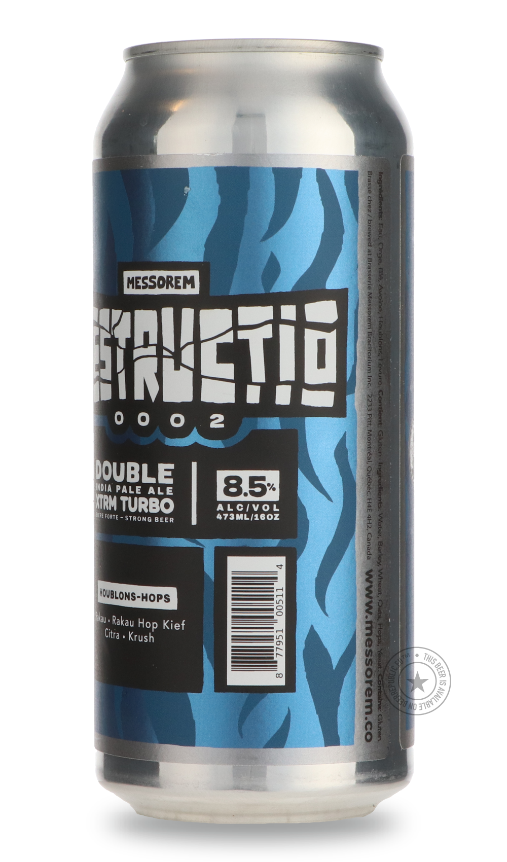 Messorem- Destructio 0002-IPA- Only @ Beer Republic - The best online beer store for American & Canadian craft beer - Buy beer online from the USA and Canada - Bier online kopen - Amerikaans bier kopen - Craft beer store - Craft beer kopen - Amerikanisch bier kaufen - Bier online kaufen - Acheter biere online - IPA - Stout - Porter - New England IPA - Hazy IPA - Imperial Stout - Barrel Aged - Barrel Aged Imperial Stout - Brown - Dark beer - Blond - Blonde - Pilsner - Lager - Wheat - Weizen - Amber - Barley