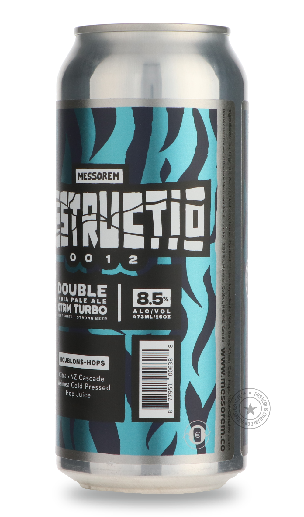 Destructio 0012 Citra NZ Cascade Waimea Cold Pressed Hop Juice