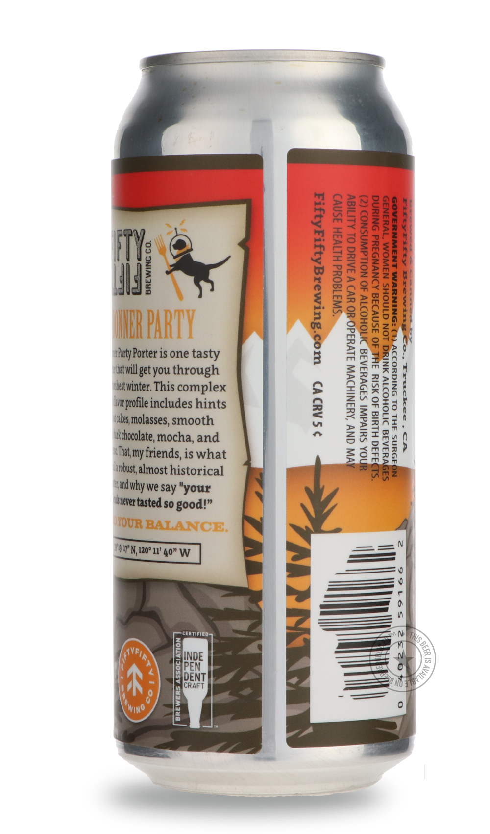 -FiftyFifty- Donner Party Porter-Stout & Porter- Only @ Beer Republic - The best online beer store for American & Canadian craft beer - Buy beer online from the USA and Canada - Bier online kopen - Amerikaans bier kopen - Craft beer store - Craft beer kopen - Amerikanisch bier kaufen - Bier online kaufen - Acheter biere online - IPA - Stout - Porter - New England IPA - Hazy IPA - Imperial Stout - Barrel Aged - Barrel Aged Imperial Stout - Brown - Dark beer - Blond - Blonde - Pilsner - Lager - Wheat - Weizen