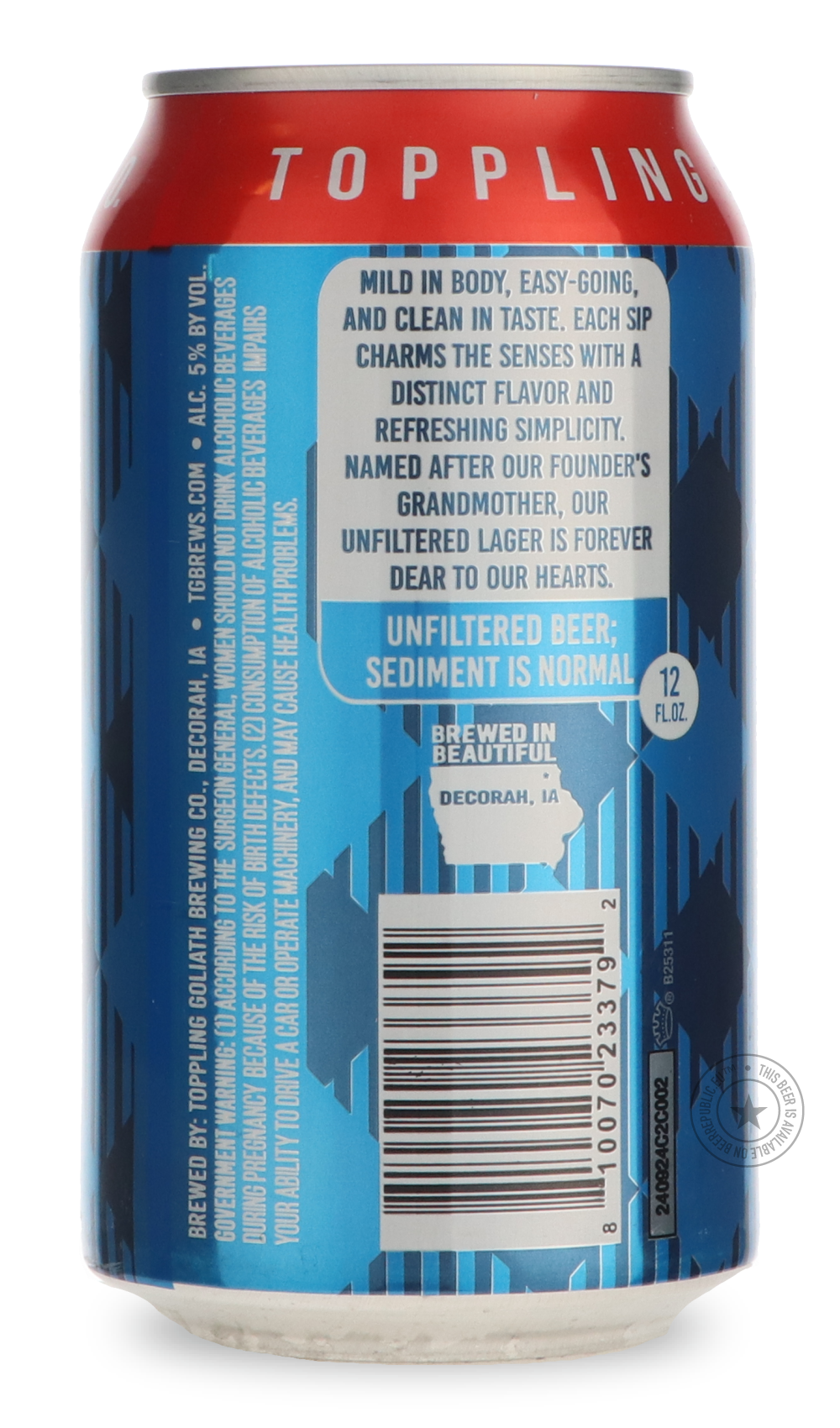 Toppling Goliath- Dorothy's New World Lager-Pale / Blonde- Only @ Beer Republic - The best online beer store for American & Canadian craft beer - Buy beer online from the USA and Canada - Bier online kopen - Amerikaans bier kopen - Craft beer store - Craft beer kopen - Amerikanisch bier kaufen - Bier online kaufen - Acheter biere online - IPA - Stout - Porter - New England IPA - Hazy IPA - Imperial Stout - Barrel Aged - Barrel Aged Imperial Stout - Brown - Dark beer - Blond - Blonde - Pilsner - Lager - Whea