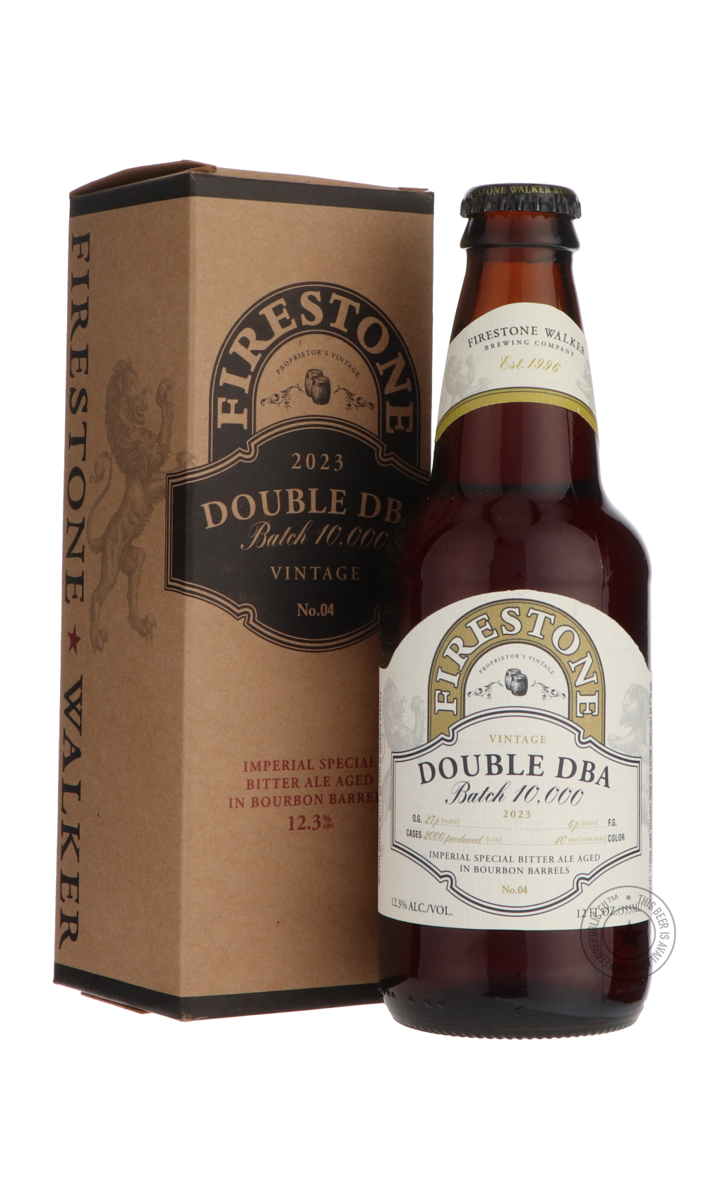 -Firestone Walker- Double DBA - Batch 10,000-Brown & Dark- Only @ Beer Republic - The best online beer store for American & Canadian craft beer - Buy beer online from the USA and Canada - Bier online kopen - Amerikaans bier kopen - Craft beer store - Craft beer kopen - Amerikanisch bier kaufen - Bier online kaufen - Acheter biere online - IPA - Stout - Porter - New England IPA - Hazy IPA - Imperial Stout - Barrel Aged - Barrel Aged Imperial Stout - Brown - Dark beer - Blond - Blonde - Pilsner - Lager - Whea