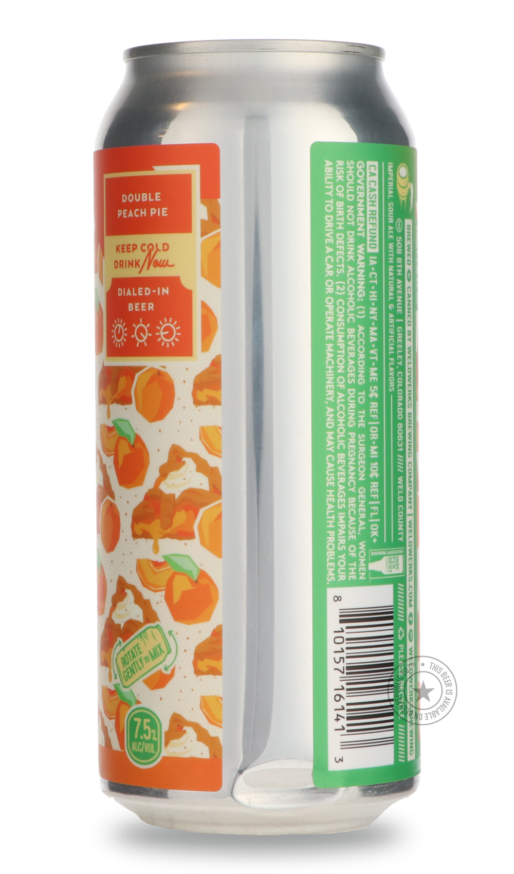 -WeldWerks- Double Peach Pie-Sour / Wild & Fruity- Only @ Beer Republic - The best online beer store for American & Canadian craft beer - Buy beer online from the USA and Canada - Bier online kopen - Amerikaans bier kopen - Craft beer store - Craft beer kopen - Amerikanisch bier kaufen - Bier online kaufen - Acheter biere online - IPA - Stout - Porter - New England IPA - Hazy IPA - Imperial Stout - Barrel Aged - Barrel Aged Imperial Stout - Brown - Dark beer - Blond - Blonde - Pilsner - Lager - Wheat - Weiz
