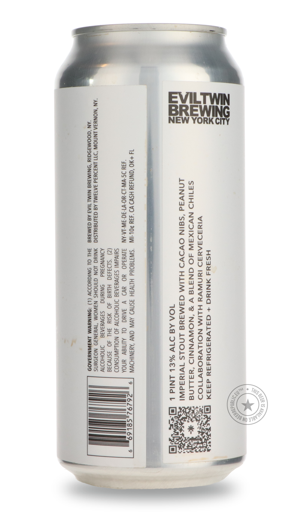 Evil Twin- EVEN MORE LÁGRIMAS - NYC VERSION / Cervecería Rámuri-Stout & Porter- Only @ Beer Republic - The best online beer store for American & Canadian craft beer - Buy beer online from the USA and Canada - Bier online kopen - Amerikaans bier kopen - Craft beer store - Craft beer kopen - Amerikanisch bier kaufen - Bier online kaufen - Acheter biere online - IPA - Stout - Porter - New England IPA - Hazy IPA - Imperial Stout - Barrel Aged - Barrel Aged Imperial Stout - Brown - Dark beer - Blond - Blonde - P
