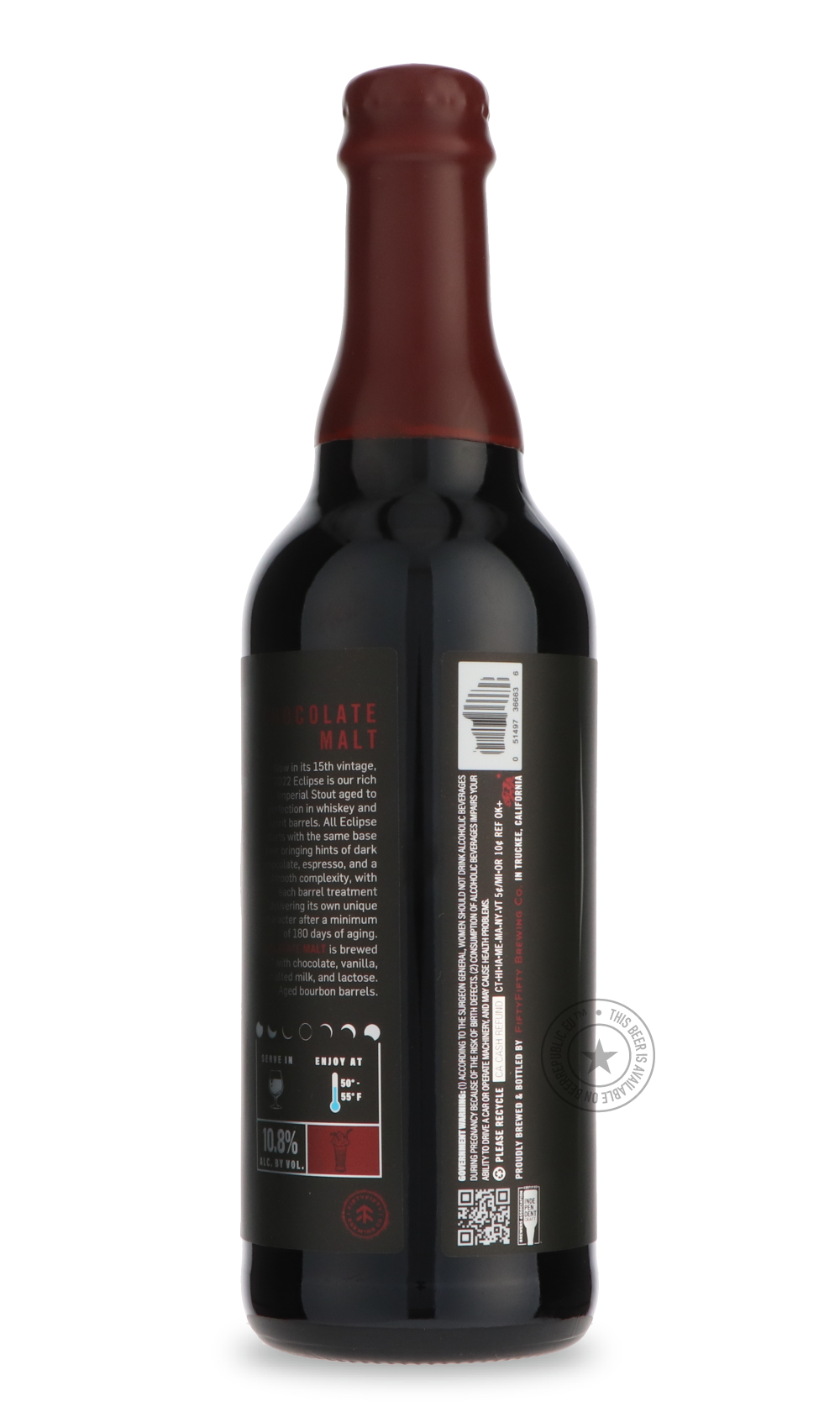 -FiftyFifty- Eclipse - Chocolate Malt (2022)-Stout & Porter- Only @ Beer Republic - The best online beer store for American & Canadian craft beer - Buy beer online from the USA and Canada - Bier online kopen - Amerikaans bier kopen - Craft beer store - Craft beer kopen - Amerikanisch bier kaufen - Bier online kaufen - Acheter biere online - IPA - Stout - Porter - New England IPA - Hazy IPA - Imperial Stout - Barrel Aged - Barrel Aged Imperial Stout - Brown - Dark beer - Blond - Blonde - Pilsner - Lager - Wh