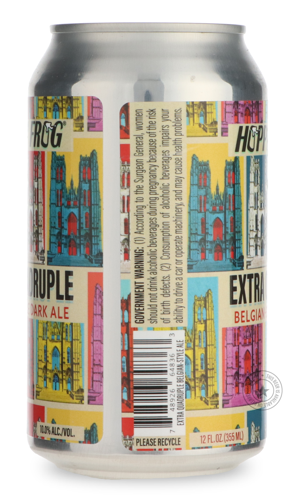 Hoppin' Frog- Extra Quadruple Belgian-style Dark Ale-Brown & Dark- Only @ Beer Republic - The best online beer store for American & Canadian craft beer - Buy beer online from the USA and Canada - Bier online kopen - Amerikaans bier kopen - Craft beer store - Craft beer kopen - Amerikanisch bier kaufen - Bier online kaufen - Acheter biere online - IPA - Stout - Porter - New England IPA - Hazy IPA - Imperial Stout - Barrel Aged - Barrel Aged Imperial Stout - Brown - Dark beer - Blond - Blonde - Pilsner - Lage