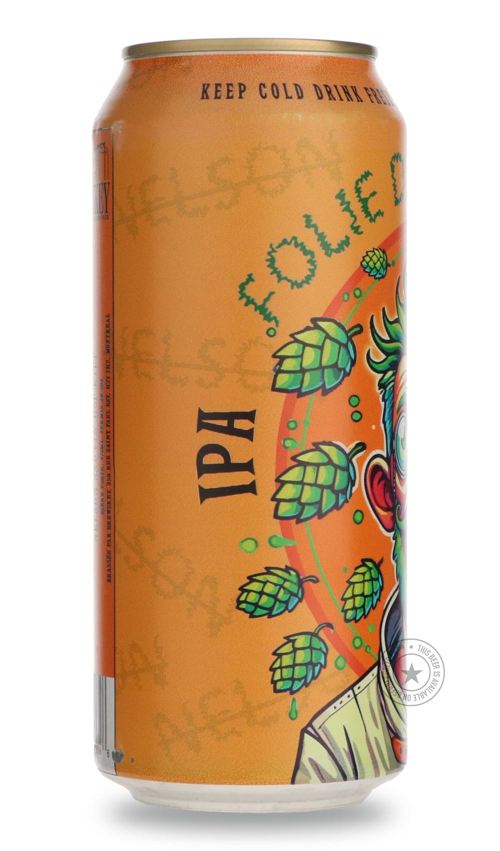 Brewskey- FOLIE DE NELSON-IPA- Only @ Beer Republic - The best online beer store for American & Canadian craft beer - Buy beer online from the USA and Canada - Bier online kopen - Amerikaans bier kopen - Craft beer store - Craft beer kopen - Amerikanisch bier kaufen - Bier online kaufen - Acheter biere online - IPA - Stout - Porter - New England IPA - Hazy IPA - Imperial Stout - Barrel Aged - Barrel Aged Imperial Stout - Brown - Dark beer - Blond - Blonde - Pilsner - Lager - Wheat - Weizen - Amber - Barley