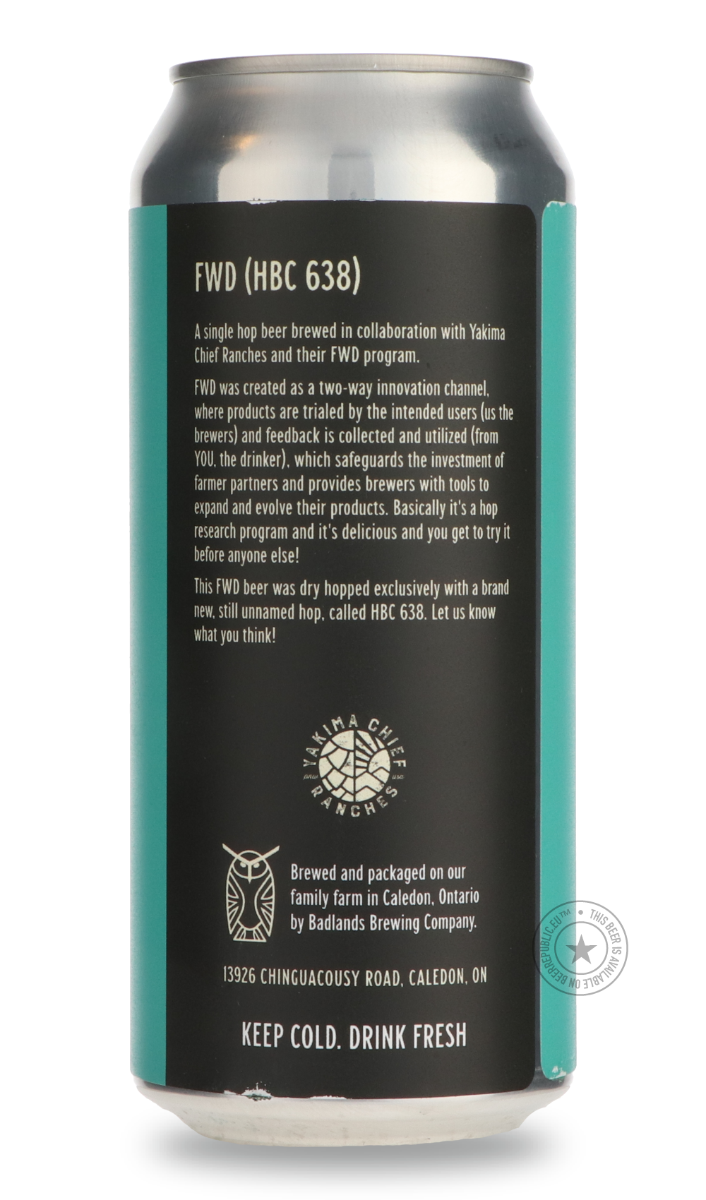 -Badlands- FWD (HBC 638)-IPA- Only @ Beer Republic - The best online beer store for American & Canadian craft beer - Buy beer online from the USA and Canada - Bier online kopen - Amerikaans bier kopen - Craft beer store - Craft beer kopen - Amerikanisch bier kaufen - Bier online kaufen - Acheter biere online - IPA - Stout - Porter - New England IPA - Hazy IPA - Imperial Stout - Barrel Aged - Barrel Aged Imperial Stout - Brown - Dark beer - Blond - Blonde - Pilsner - Lager - Wheat - Weizen - Amber - Barley W