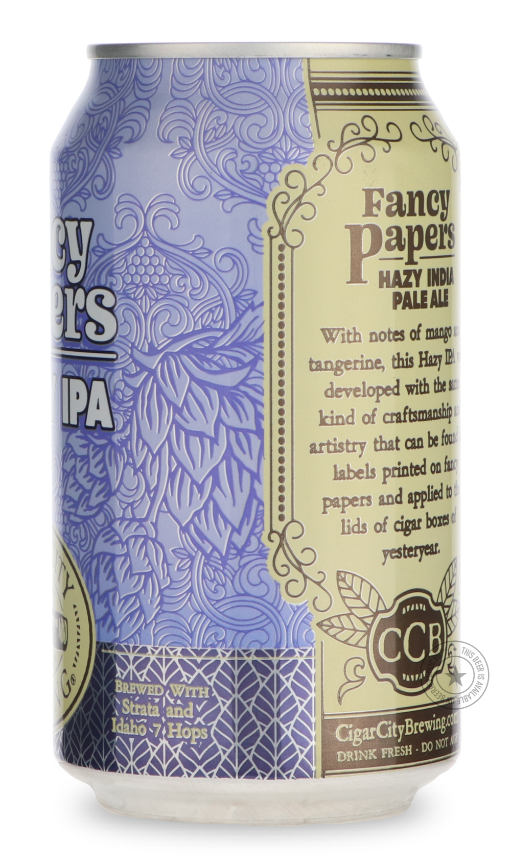 Cigar City- Fancy Papers-IPA- Only @ Beer Republic - The best online beer store for American & Canadian craft beer - Buy beer online from the USA and Canada - Bier online kopen - Amerikaans bier kopen - Craft beer store - Craft beer kopen - Amerikanisch bier kaufen - Bier online kaufen - Acheter biere online - IPA - Stout - Porter - New England IPA - Hazy IPA - Imperial Stout - Barrel Aged - Barrel Aged Imperial Stout - Brown - Dark beer - Blond - Blonde - Pilsner - Lager - Wheat - Weizen - Amber - Barley W