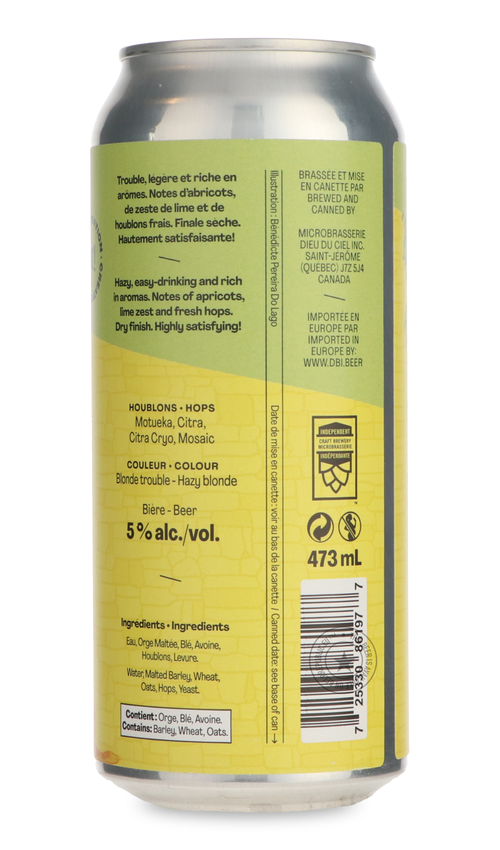 Dieu du Ciel- Fenêtre sur les Tropiques-Pale- Only @ Beer Republic - The best online beer store for American & Canadian craft beer - Buy beer online from the USA and Canada - Bier online kopen - Amerikaans bier kopen - Craft beer store - Craft beer kopen - Amerikanisch bier kaufen - Bier online kaufen - Acheter biere online - IPA - Stout - Porter - New England IPA - Hazy IPA - Imperial Stout - Barrel Aged - Barrel Aged Imperial Stout - Brown - Dark beer - Blond - Blonde - Pilsner - Lager - Wheat - Weizen -