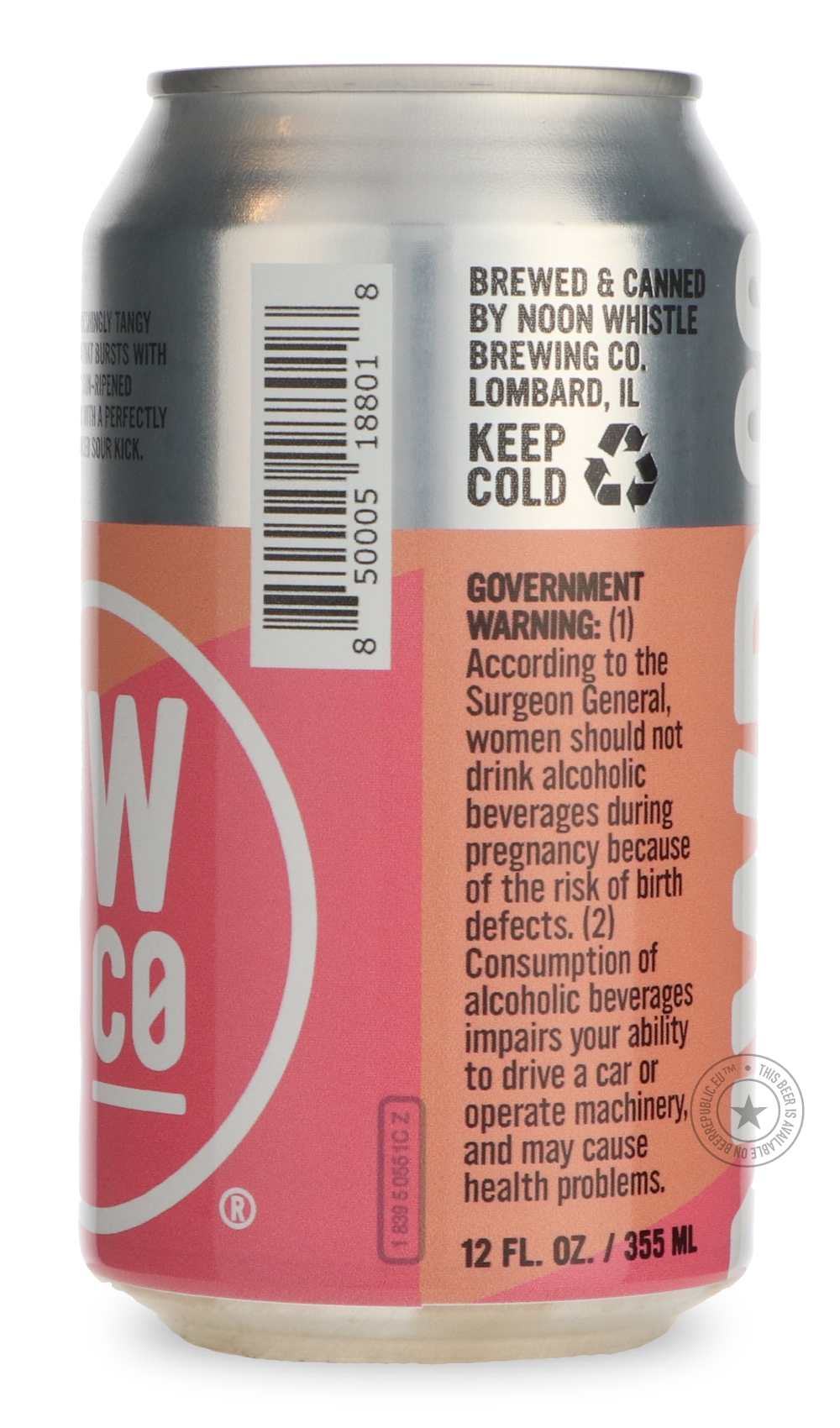 -Noon Whistle- Fuzzy Smack-Sour / Wild & Fruity- Only @ Beer Republic - The best online beer store for American & Canadian craft beer - Buy beer online from the USA and Canada - Bier online kopen - Amerikaans bier kopen - Craft beer store - Craft beer kopen - Amerikanisch bier kaufen - Bier online kaufen - Acheter biere online - IPA - Stout - Porter - New England IPA - Hazy IPA - Imperial Stout - Barrel Aged - Barrel Aged Imperial Stout - Brown - Dark beer - Blond - Blonde - Pilsner - Lager - Wheat - Weizen