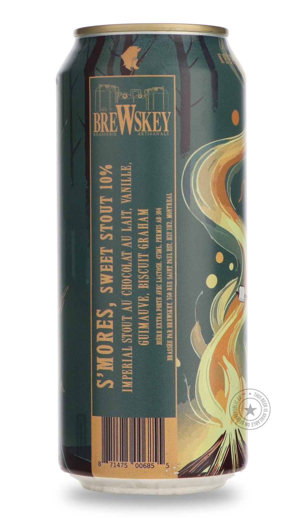 Brewskey- S'MORES-Stout & Porter- Only @ Beer Republic - The best online beer store for American & Canadian craft beer - Buy beer online from the USA and Canada - Bier online kopen - Amerikaans bier kopen - Craft beer store - Craft beer kopen - Amerikanisch bier kaufen - Bier online kaufen - Acheter biere online - IPA - Stout - Porter - New England IPA - Hazy IPA - Imperial Stout - Barrel Aged - Barrel Aged Imperial Stout - Brown - Dark beer - Blond - Blonde - Pilsner - Lager - Wheat - Weizen - Amber - Barl