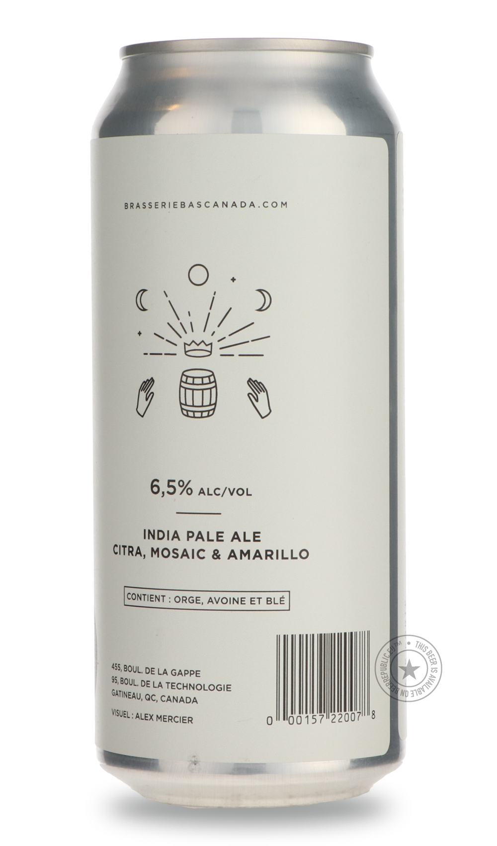 -Brasserie du Bas-Canada- HYPA #2-IPA- Only @ Beer Republic - The best online beer store for American & Canadian craft beer - Buy beer online from the USA and Canada - Bier online kopen - Amerikaans bier kopen - Craft beer store - Craft beer kopen - Amerikanisch bier kaufen - Bier online kaufen - Acheter biere online - IPA - Stout - Porter - New England IPA - Hazy IPA - Imperial Stout - Barrel Aged - Barrel Aged Imperial Stout - Brown - Dark beer - Blond - Blonde - Pilsner - Lager - Wheat - Weizen - Amber -