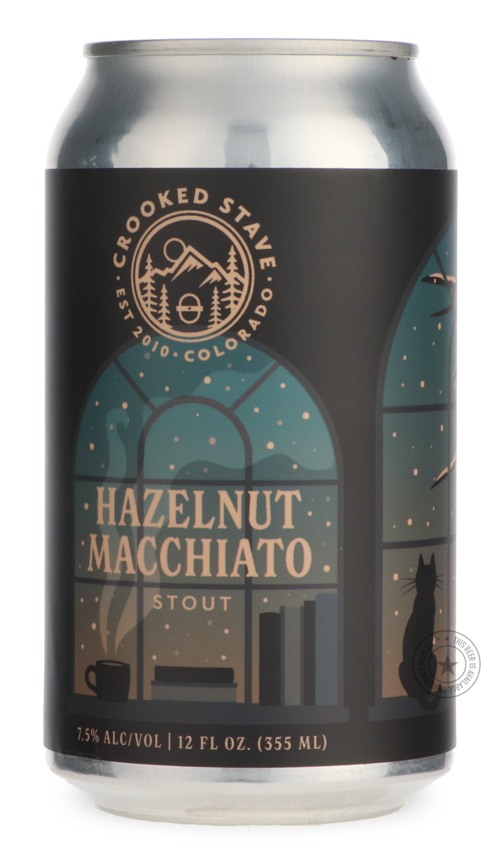 -Crooked Stave- Hazelnut Macchiato Stout-Stout & Porter- Only @ Beer Republic - The best online beer store for American & Canadian craft beer - Buy beer online from the USA and Canada - Bier online kopen - Amerikaans bier kopen - Craft beer store - Craft beer kopen - Amerikanisch bier kaufen - Bier online kaufen - Acheter biere online - IPA - Stout - Porter - New England IPA - Hazy IPA - Imperial Stout - Barrel Aged - Barrel Aged Imperial Stout - Brown - Dark beer - Blond - Blonde - Pilsner - Lager - Wheat 