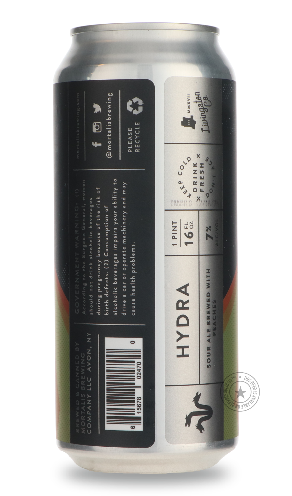 Mortalis- Hydra | Peach + Peach + Peach-Sour / Wild & Fruity- Only @ Beer Republic - The best online beer store for American & Canadian craft beer - Buy beer online from the USA and Canada - Bier online kopen - Amerikaans bier kopen - Craft beer store - Craft beer kopen - Amerikanisch bier kaufen - Bier online kaufen - Acheter biere online - IPA - Stout - Porter - New England IPA - Hazy IPA - Imperial Stout - Barrel Aged - Barrel Aged Imperial Stout - Brown - Dark beer - Blond - Blonde - Pilsner - Lager - W