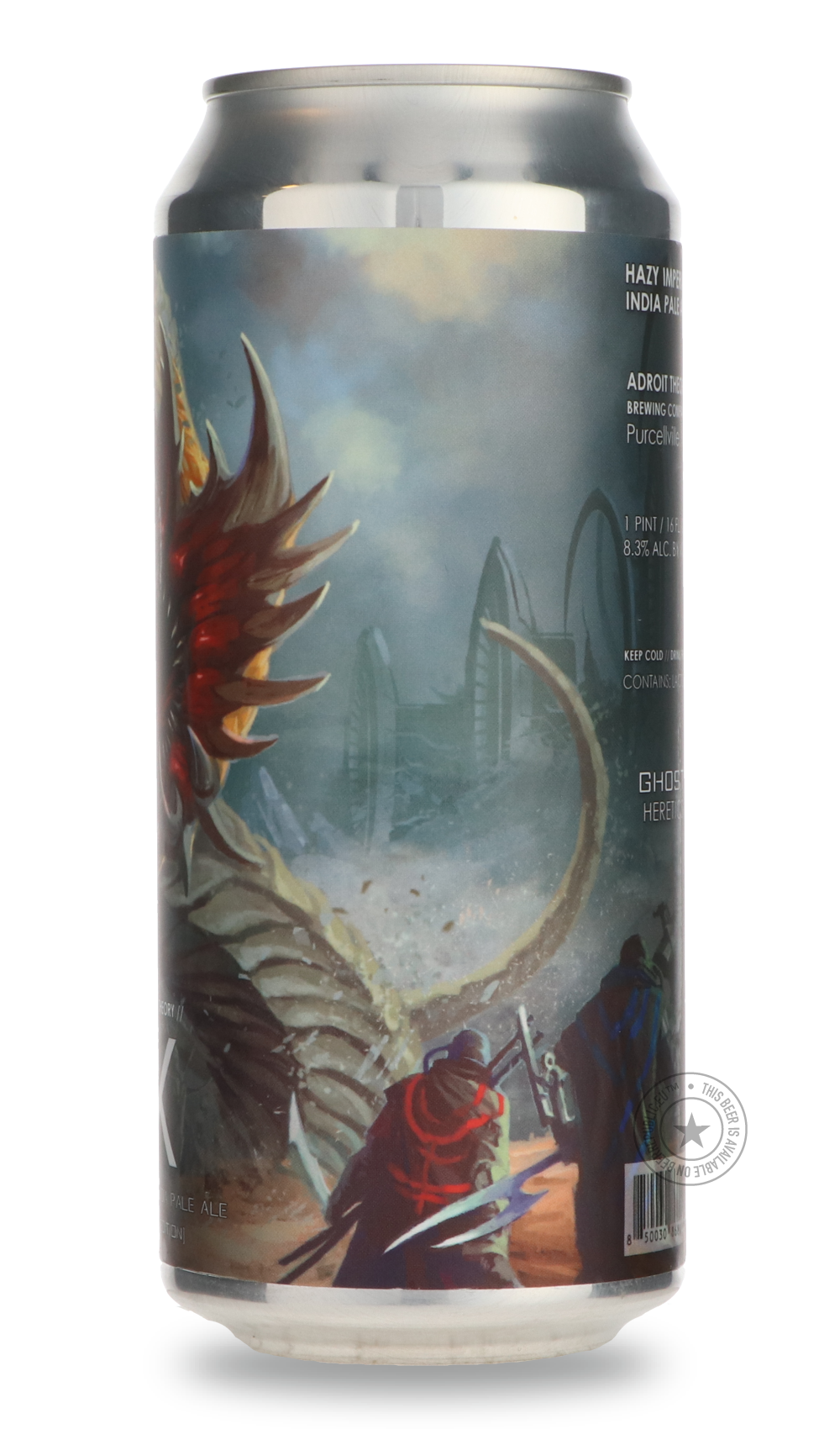 -Adroit Theory- IX Heretics Edition (Ghost HERETICS)-IPA- Only @ Beer Republic - The best online beer store for American & Canadian craft beer - Buy beer online from the USA and Canada - Bier online kopen - Amerikaans bier kopen - Craft beer store - Craft beer kopen - Amerikanisch bier kaufen - Bier online kaufen - Acheter biere online - IPA - Stout - Porter - New England IPA - Hazy IPA - Imperial Stout - Barrel Aged - Barrel Aged Imperial Stout - Brown - Dark beer - Blond - Blonde - Pilsner - Lager - Wheat