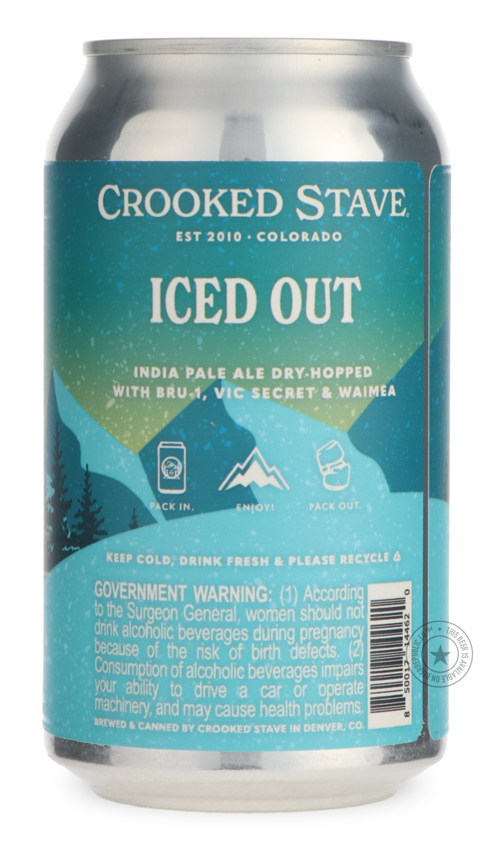 -Crooked Stave- Iced Out-IPA- Only @ Beer Republic - The best online beer store for American & Canadian craft beer - Buy beer online from the USA and Canada - Bier online kopen - Amerikaans bier kopen - Craft beer store - Craft beer kopen - Amerikanisch bier kaufen - Bier online kaufen - Acheter biere online - IPA - Stout - Porter - New England IPA - Hazy IPA - Imperial Stout - Barrel Aged - Barrel Aged Imperial Stout - Brown - Dark beer - Blond - Blonde - Pilsner - Lager - Wheat - Weizen - Amber - Barley W