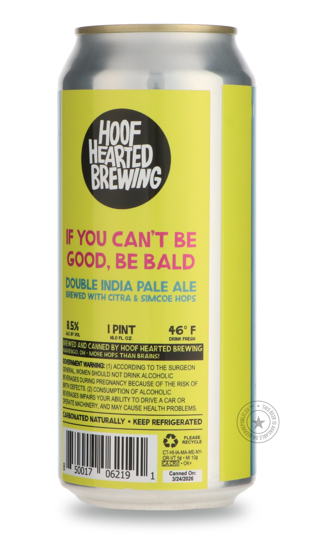 If You Can't Be Good, Be Bald