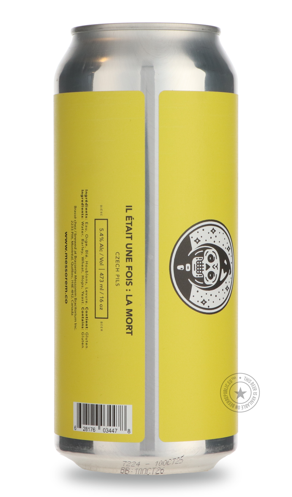 -Messorem- Il Était Une Fois : La Mort-Pilsener / Lager- Only @ Beer Republic - The best online beer store for American & Canadian craft beer - Buy beer online from the USA and Canada - Bier online kopen - Amerikaans bier kopen - Craft beer store - Craft beer kopen - Amerikanisch bier kaufen - Bier online kaufen - Acheter biere online - IPA - Stout - Porter - New England IPA - Hazy IPA - Imperial Stout - Barrel Aged - Barrel Aged Imperial Stout - Brown - Dark beer - Blond - Blonde - Pilsner - Lager - Wheat