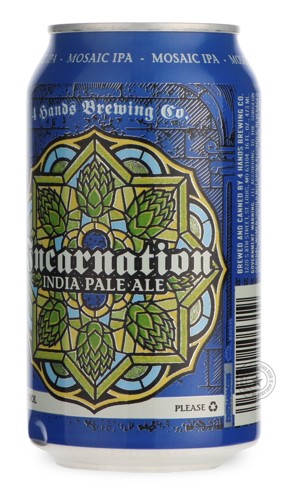 -4 Hands- Incarnation-IPA- Only @ Beer Republic - The best online beer store for American & Canadian craft beer - Buy beer online from the USA and Canada - Bier online kopen - Amerikaans bier kopen - Craft beer store - Craft beer kopen - Amerikanisch bier kaufen - Bier online kaufen - Acheter biere online - IPA - Stout - Porter - New England IPA - Hazy IPA - Imperial Stout - Barrel Aged - Barrel Aged Imperial Stout - Brown - Dark beer - Blond - Blonde - Pilsner - Lager - Wheat - Weizen - Amber - Barley Wine