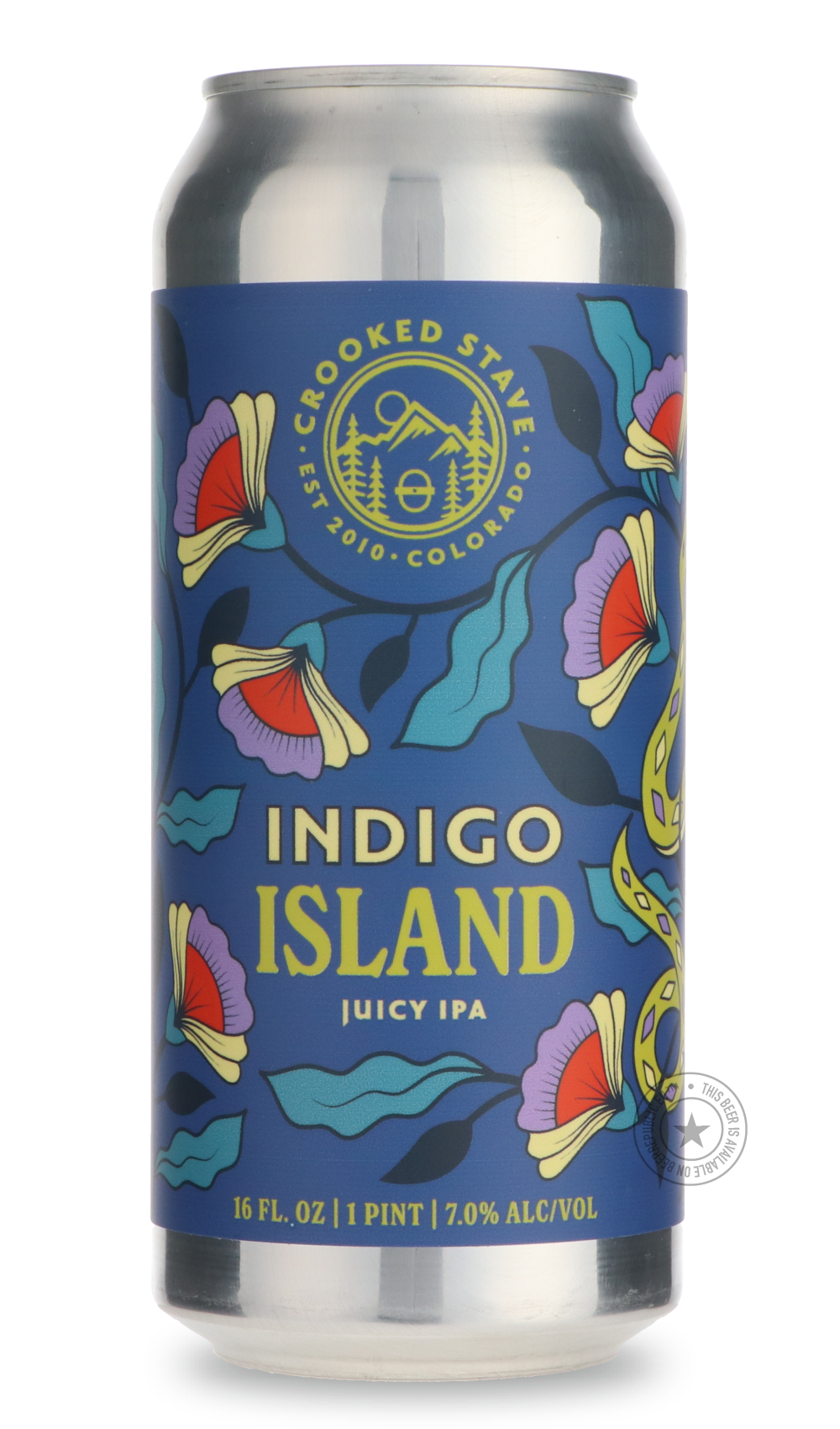 -Crooked Stave- Indigo Island-Sour / Wild & Fruity- Only @ Beer Republic - The best online beer store for American & Canadian craft beer - Buy beer online from the USA and Canada - Bier online kopen - Amerikaans bier kopen - Craft beer store - Craft beer kopen - Amerikanisch bier kaufen - Bier online kaufen - Acheter biere online - IPA - Stout - Porter - New England IPA - Hazy IPA - Imperial Stout - Barrel Aged - Barrel Aged Imperial Stout - Brown - Dark beer - Blond - Blonde - Pilsner - Lager - Wheat - Wei