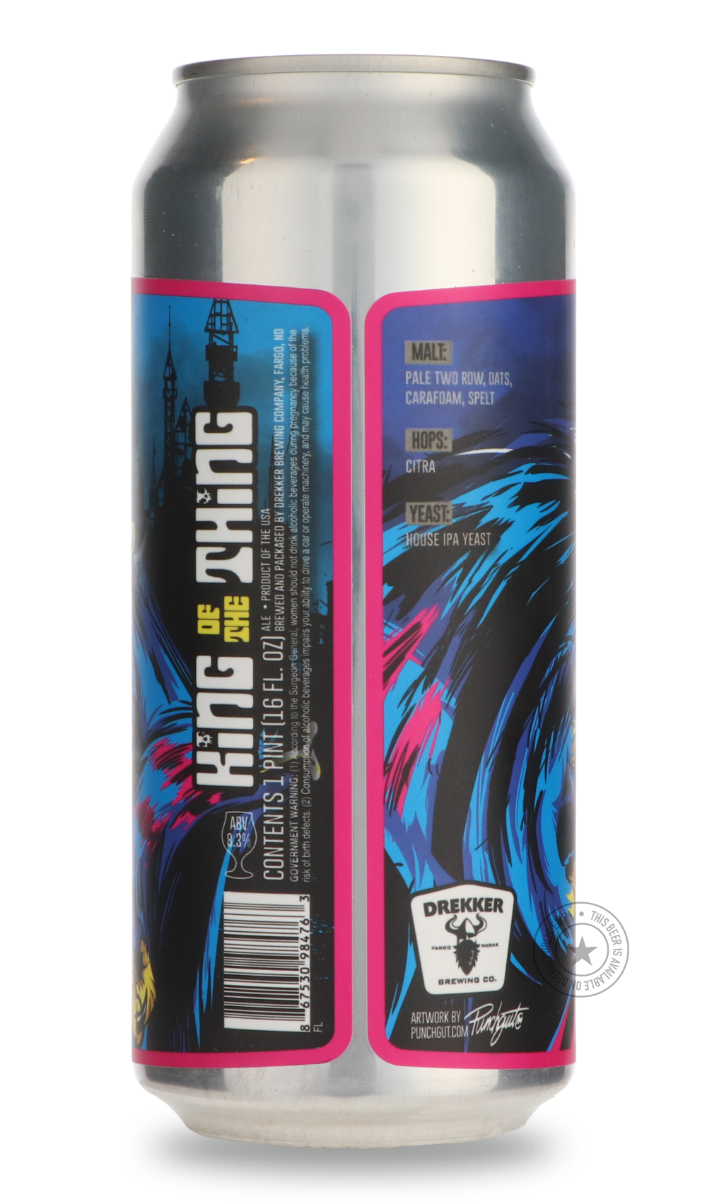Drekker- King of the Thing-IPA- Only @ Beer Republic - The best online beer store for American & Canadian craft beer - Buy beer online from the USA and Canada - Bier online kopen - Amerikaans bier kopen - Craft beer store - Craft beer kopen - Amerikanisch bier kaufen - Bier online kaufen - Acheter biere online - IPA - Stout - Porter - New England IPA - Hazy IPA - Imperial Stout - Barrel Aged - Barrel Aged Imperial Stout - Brown - Dark beer - Blond - Blonde - Pilsner - Lager - Wheat - Weizen - Amber - Barley