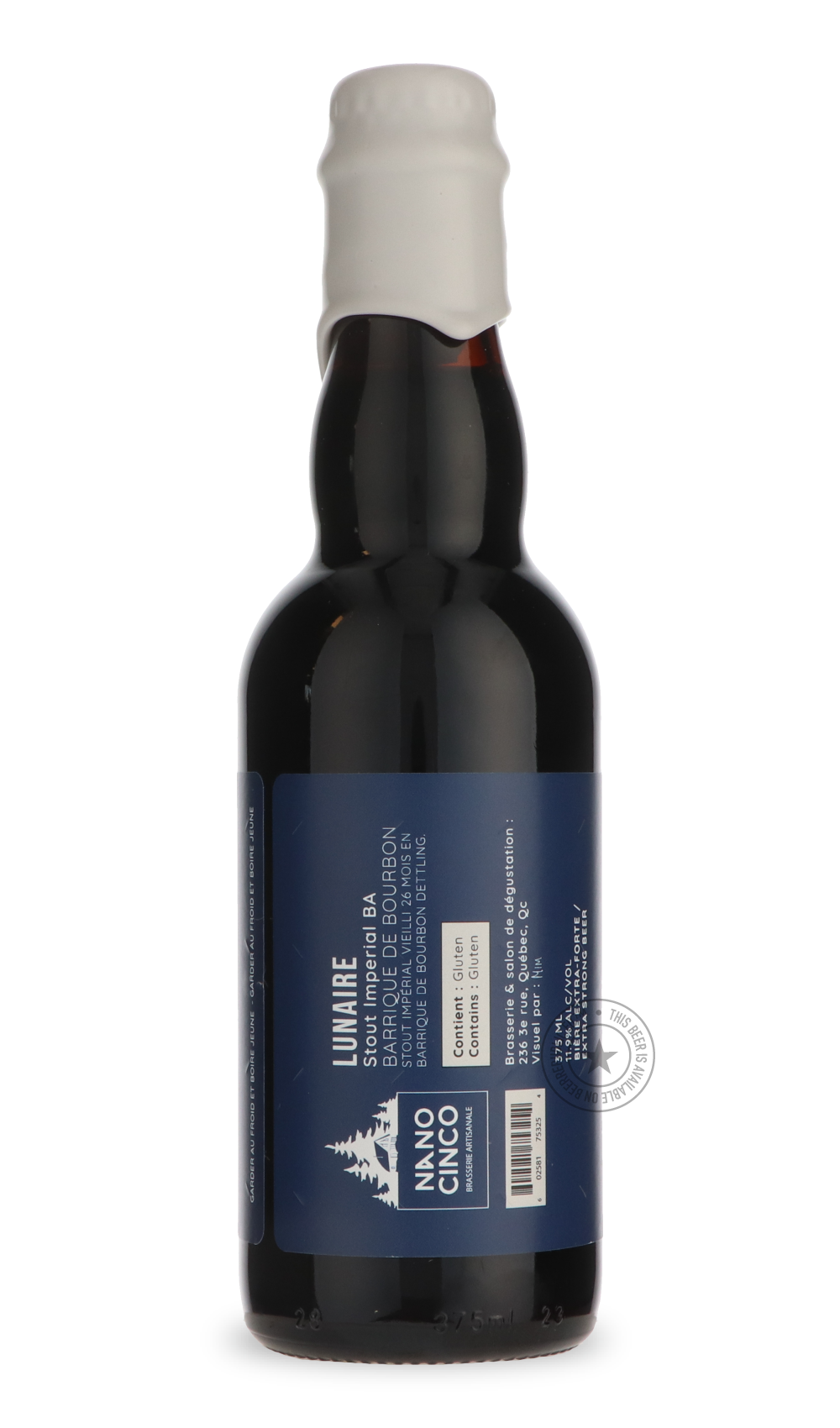 Nano Cinco- Lunaire-Stout & Porter- Only @ Beer Republic - The best online beer store for American & Canadian craft beer - Buy beer online from the USA and Canada - Bier online kopen - Amerikaans bier kopen - Craft beer store - Craft beer kopen - Amerikanisch bier kaufen - Bier online kaufen - Acheter biere online - IPA - Stout - Porter - New England IPA - Hazy IPA - Imperial Stout - Barrel Aged - Barrel Aged Imperial Stout - Brown - Dark beer - Blond - Blonde - Pilsner - Lager - Wheat - Weizen - Amber - Ba
