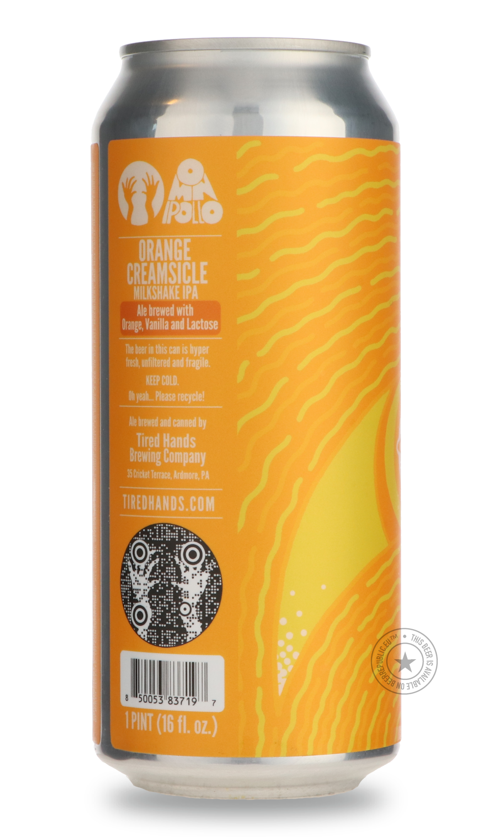 Tired Hands- Milkshake IPA Orange Creamsicle / Omnipollo-IPA- Only @ Beer Republic - The best online beer store for American & Canadian craft beer - Buy beer online from the USA and Canada - Bier online kopen - Amerikaans bier kopen - Craft beer store - Craft beer kopen - Amerikanisch bier kaufen - Bier online kaufen - Acheter biere online - IPA - Stout - Porter - New England IPA - Hazy IPA - Imperial Stout - Barrel Aged - Barrel Aged Imperial Stout - Brown - Dark beer - Blond - Blonde - Pilsner - Lager - W