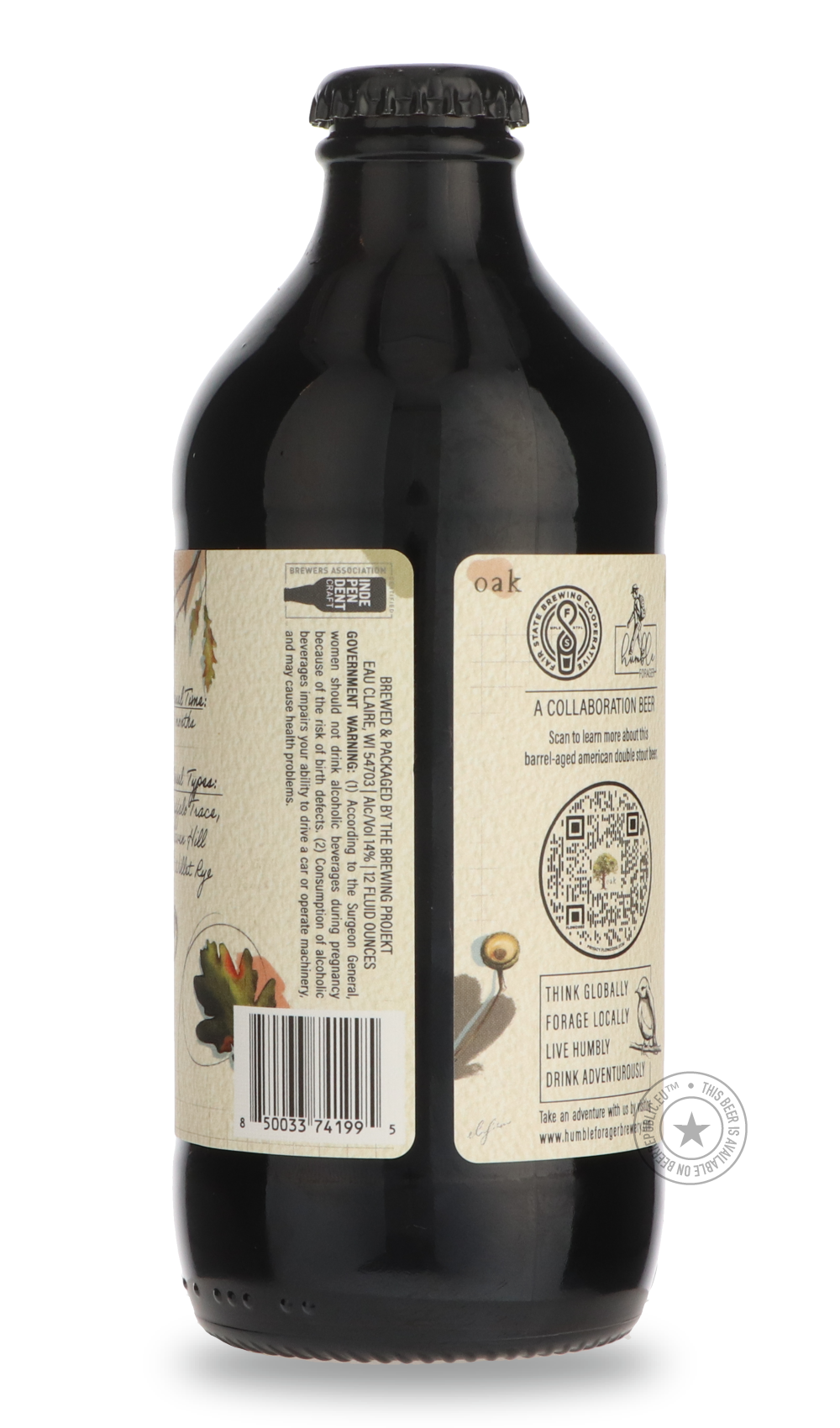 -Humble Forager- Oak / Fair State-Stout & Porter- Only @ Beer Republic - The best online beer store for American & Canadian craft beer - Buy beer online from the USA and Canada - Bier online kopen - Amerikaans bier kopen - Craft beer store - Craft beer kopen - Amerikanisch bier kaufen - Bier online kaufen - Acheter biere online - IPA - Stout - Porter - New England IPA - Hazy IPA - Imperial Stout - Barrel Aged - Barrel Aged Imperial Stout - Brown - Dark beer - Blond - Blonde - Pilsner - Lager - Wheat - Weize